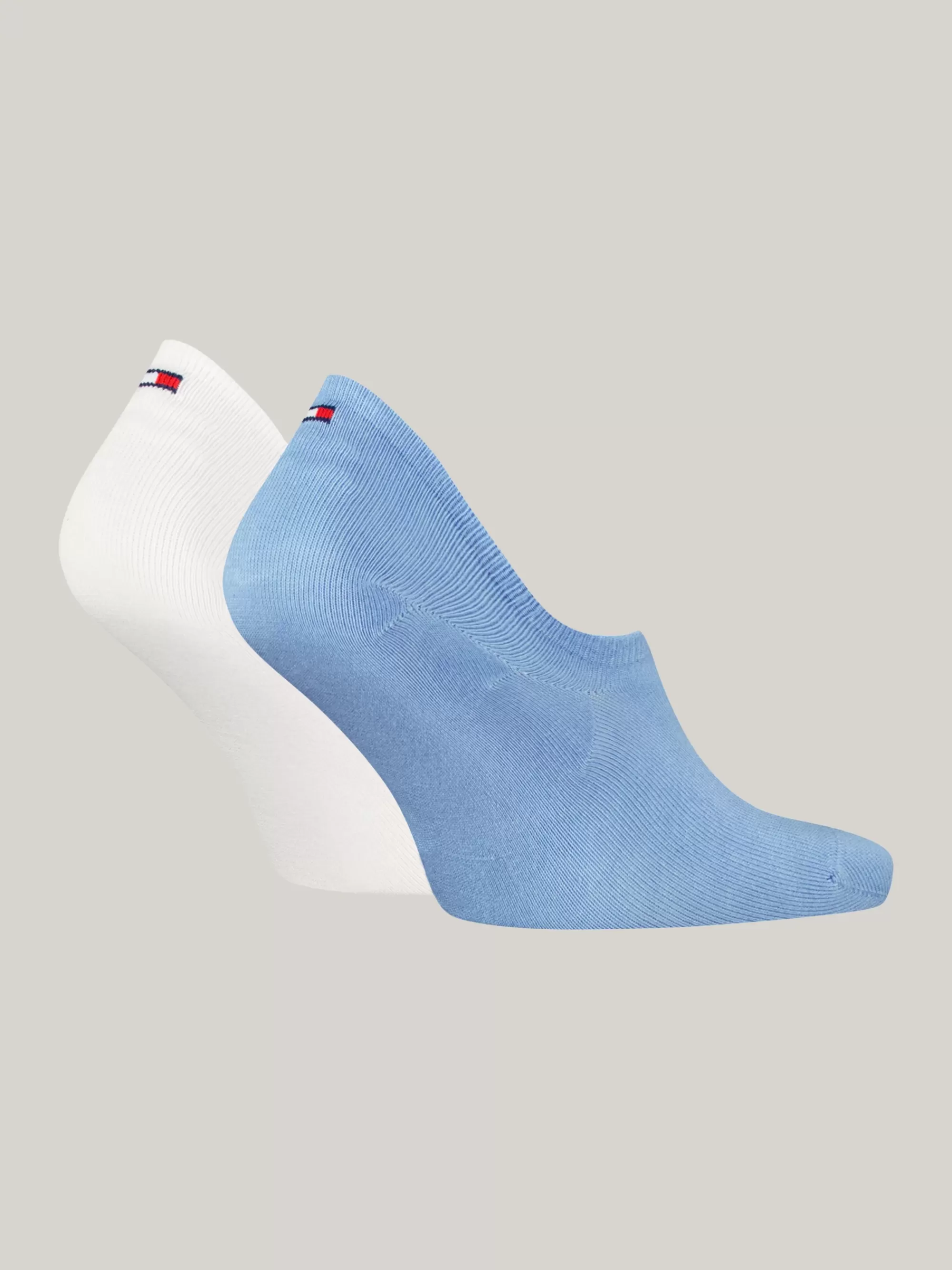 Sokken | Sokken & Panty's*Tommy Hilfiger Set Van 2 Paar Footie-sokken Met Vlag CASHMERE BLUE