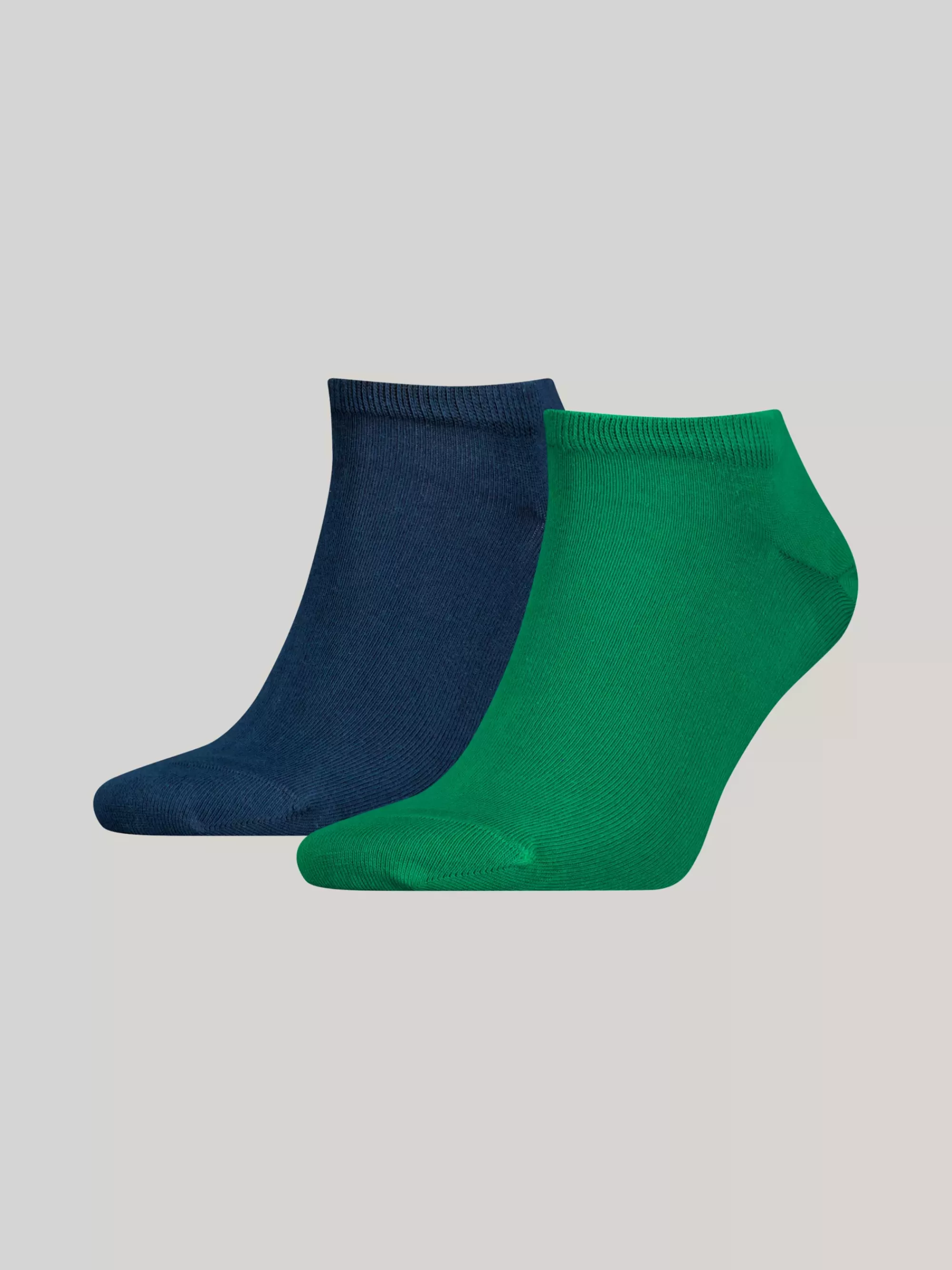 Sokken*Tommy Hilfiger Set Van 2 Paar Gekamd Katoenen Sneakersokken GREEN COMBO