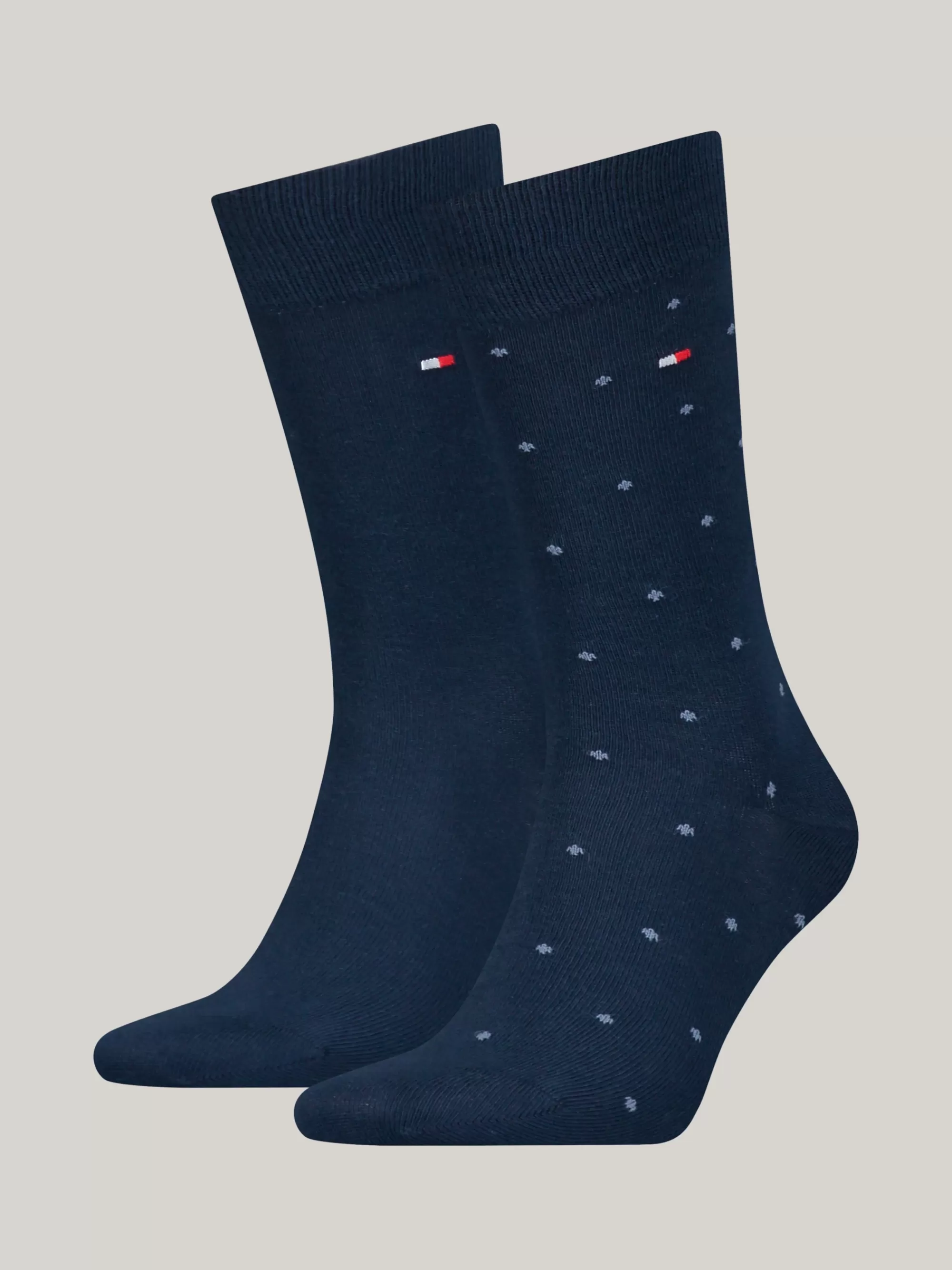 Sokken*Tommy Hilfiger Set Van 2 Paar Klassieke Sokken Met Polkadot NAVY BLUE