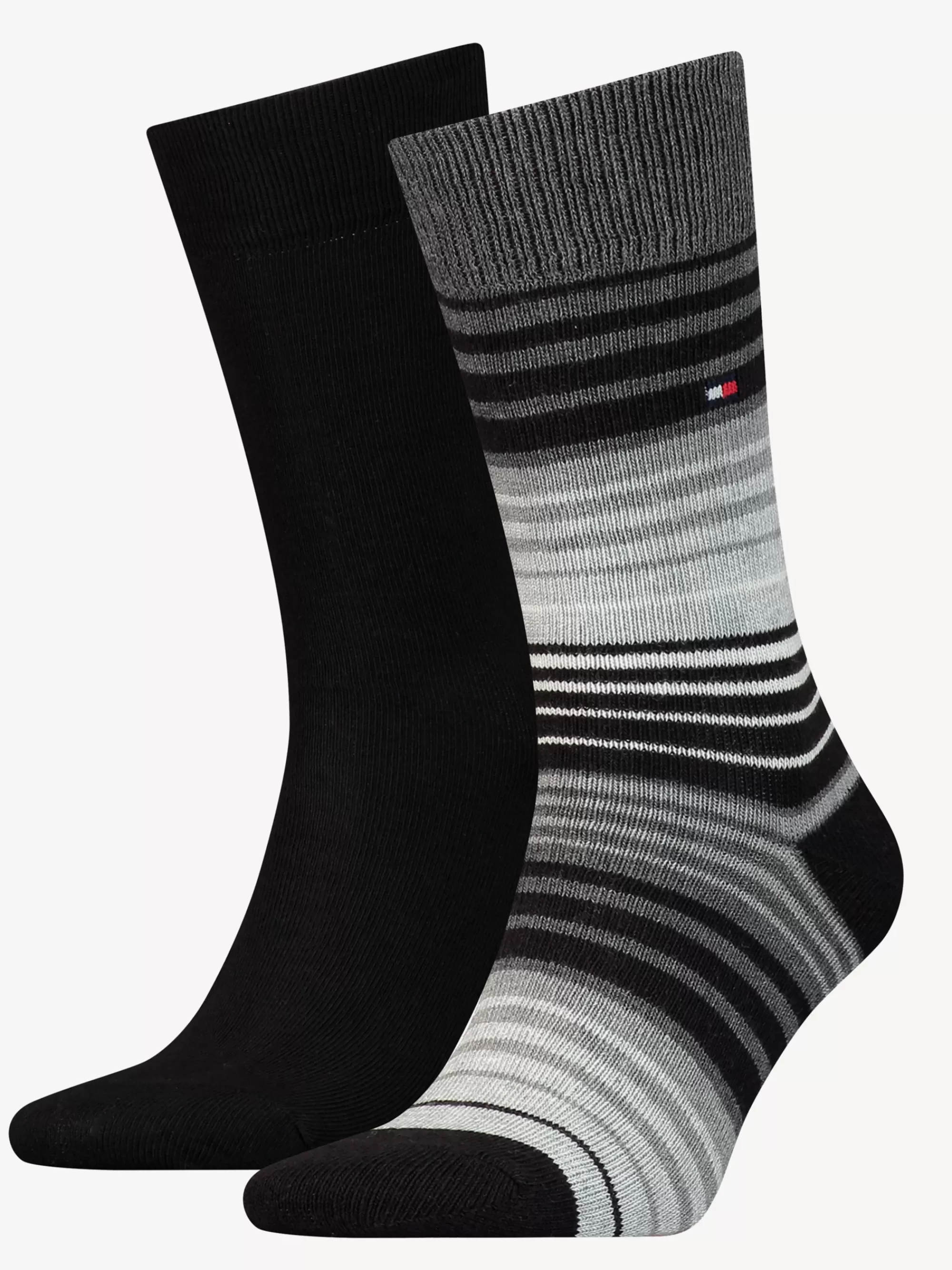 Sokken*Tommy Hilfiger Set Van 2 Paar Klassieke Sokken Met Streep BLACK COMBO