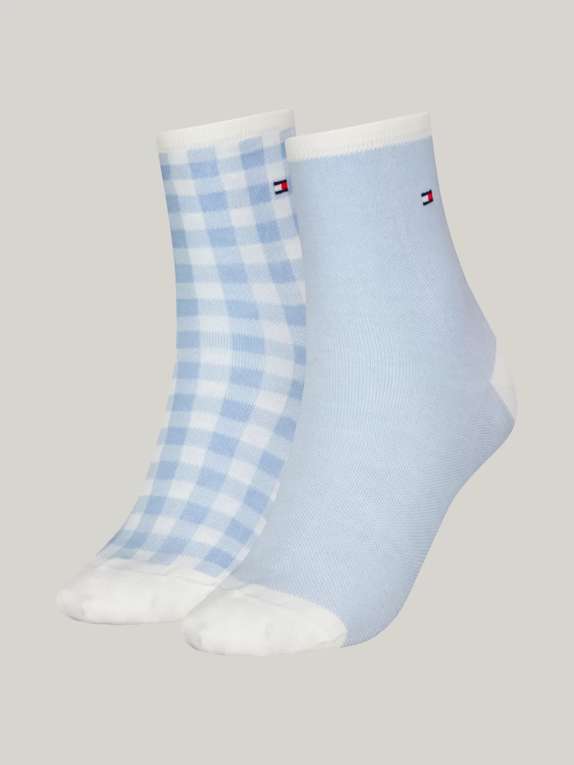 Sokken & Panty's*Tommy Hilfiger Set Van 2 Paar Korte Sokken Met Motief LIGHT BLUE