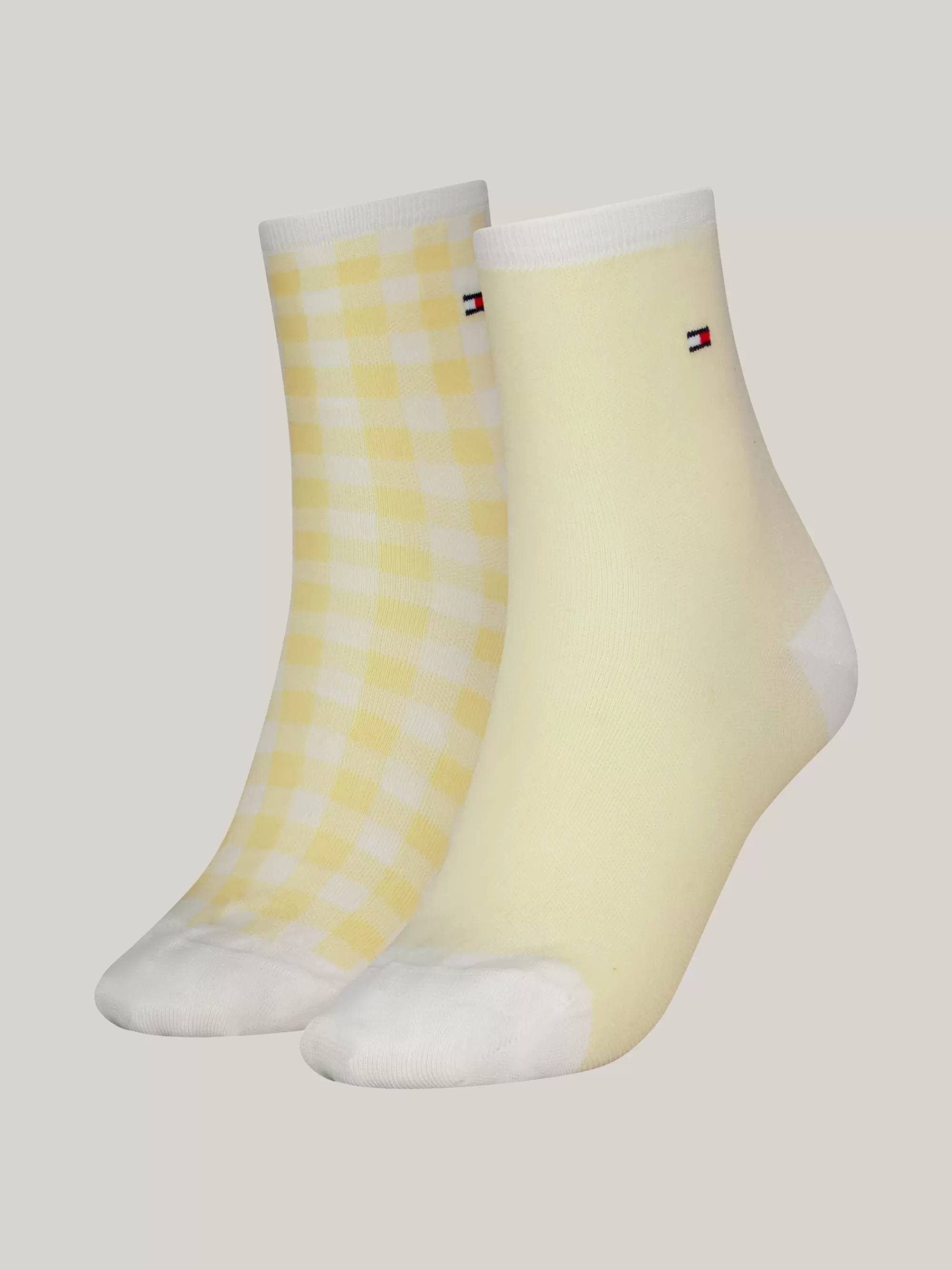 Sokken & Panty's*Tommy Hilfiger Set Van 2 Paar Korte Sokken Met Motief YELLOW
