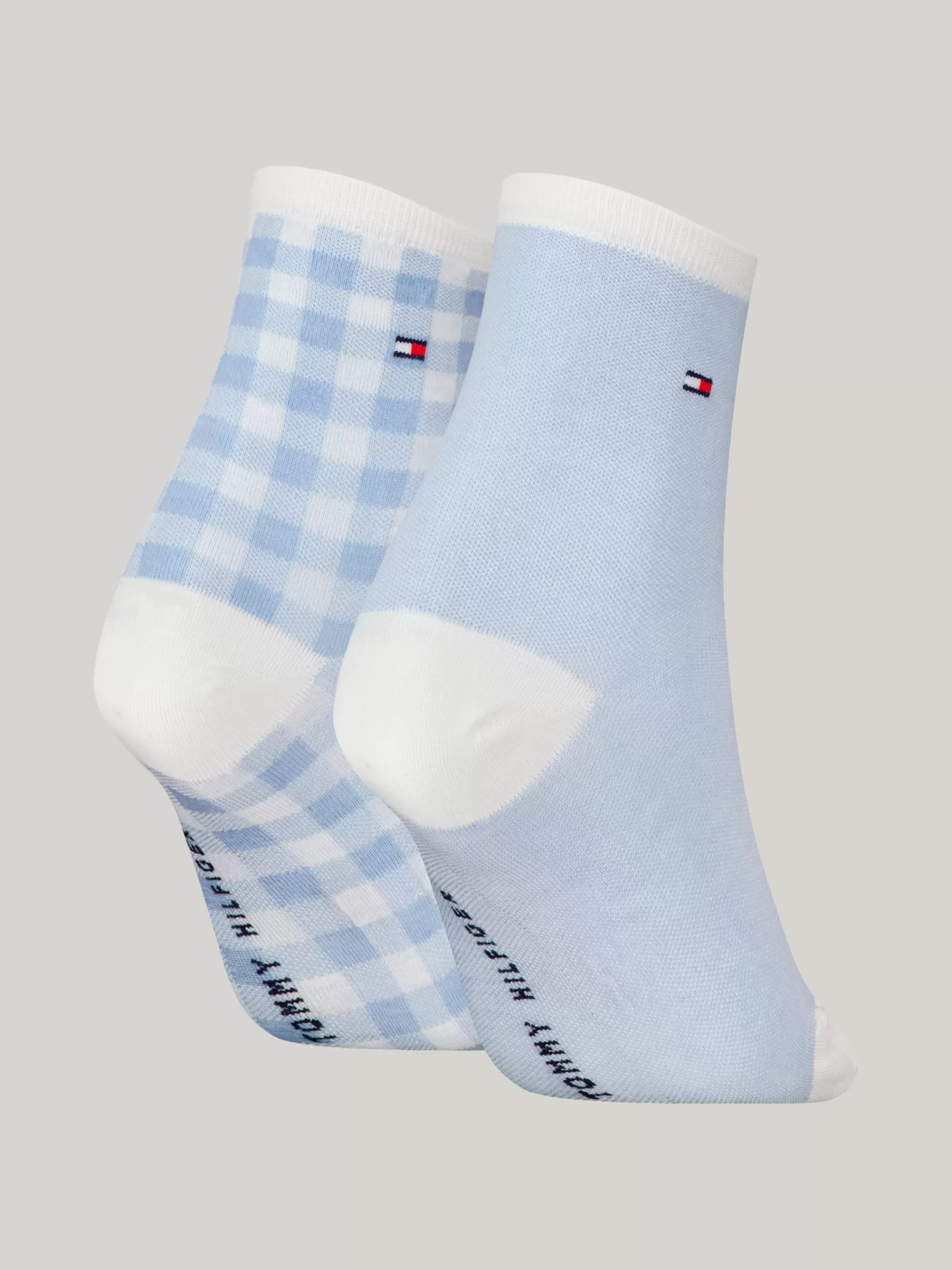 Sokken & Panty's*Tommy Hilfiger Set Van 2 Paar Korte Sokken Met Motief LIGHT BLUE