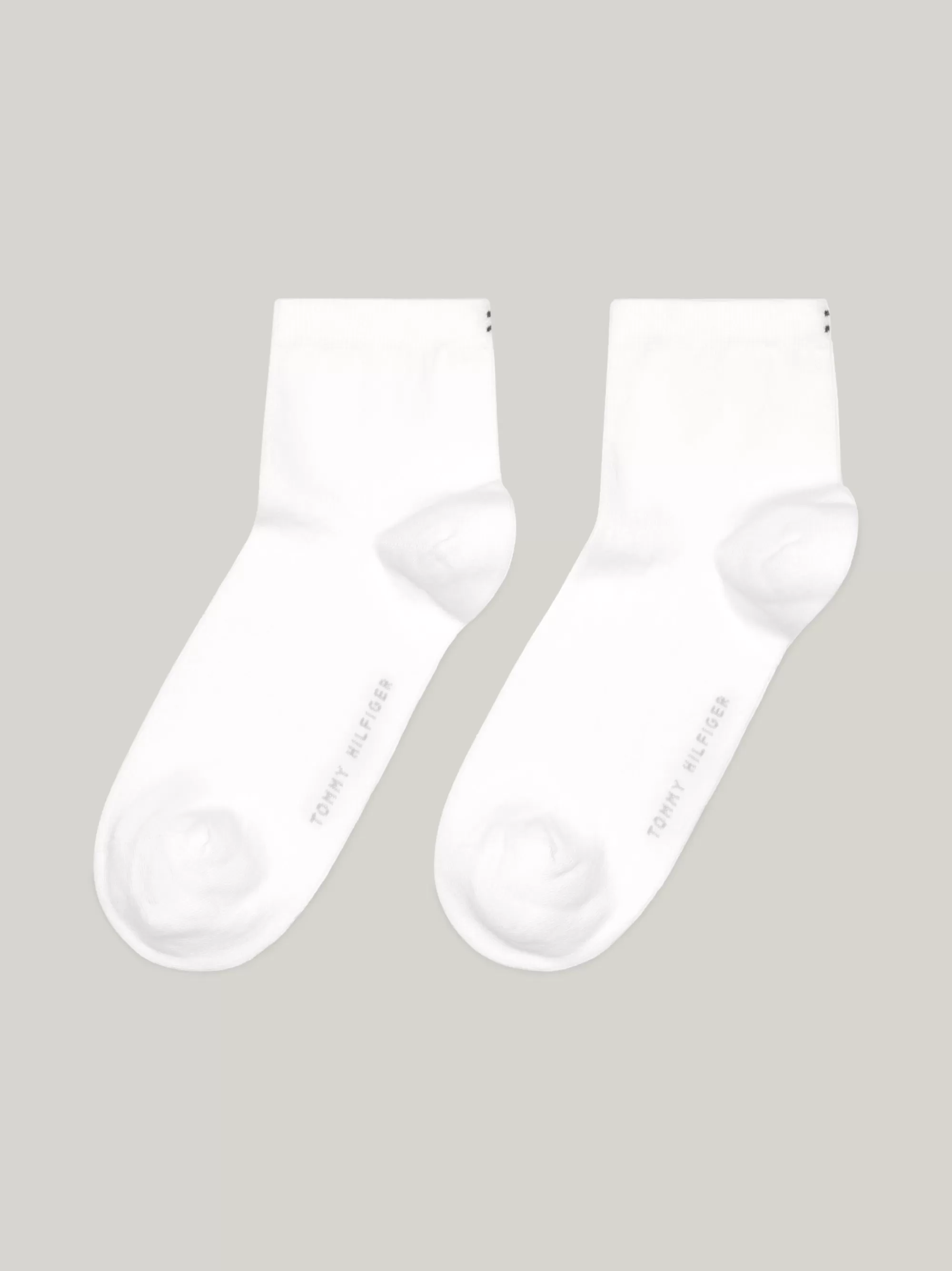 Sokken & Panty's*Tommy Hilfiger Set Van 2 Paar Korte Sokken Met Vlag WHITE