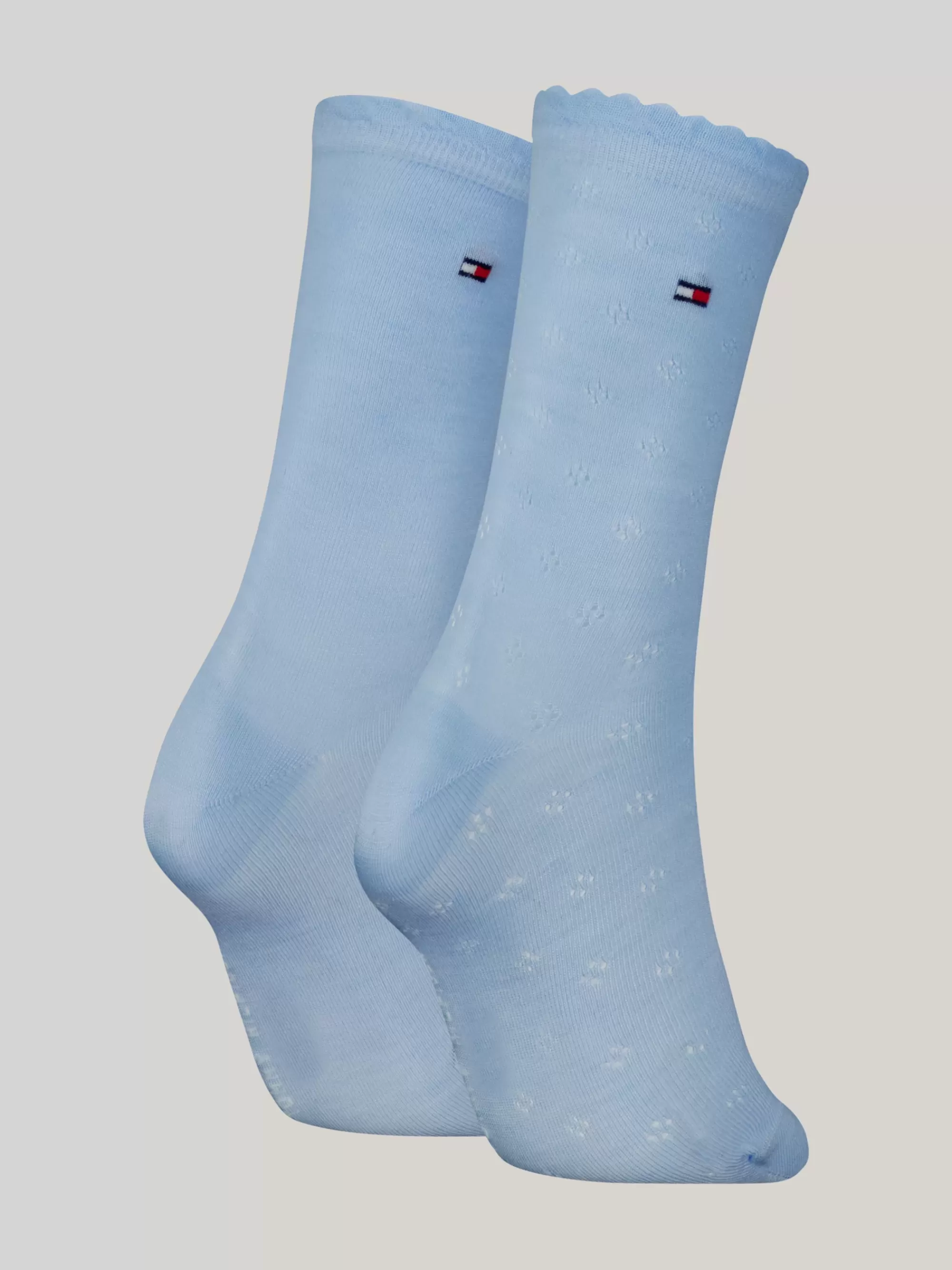Sokken & Panty's*Tommy Hilfiger Set Van 2 Paar Lichtgewicht Gebreide Sokken LIGHT BLUE