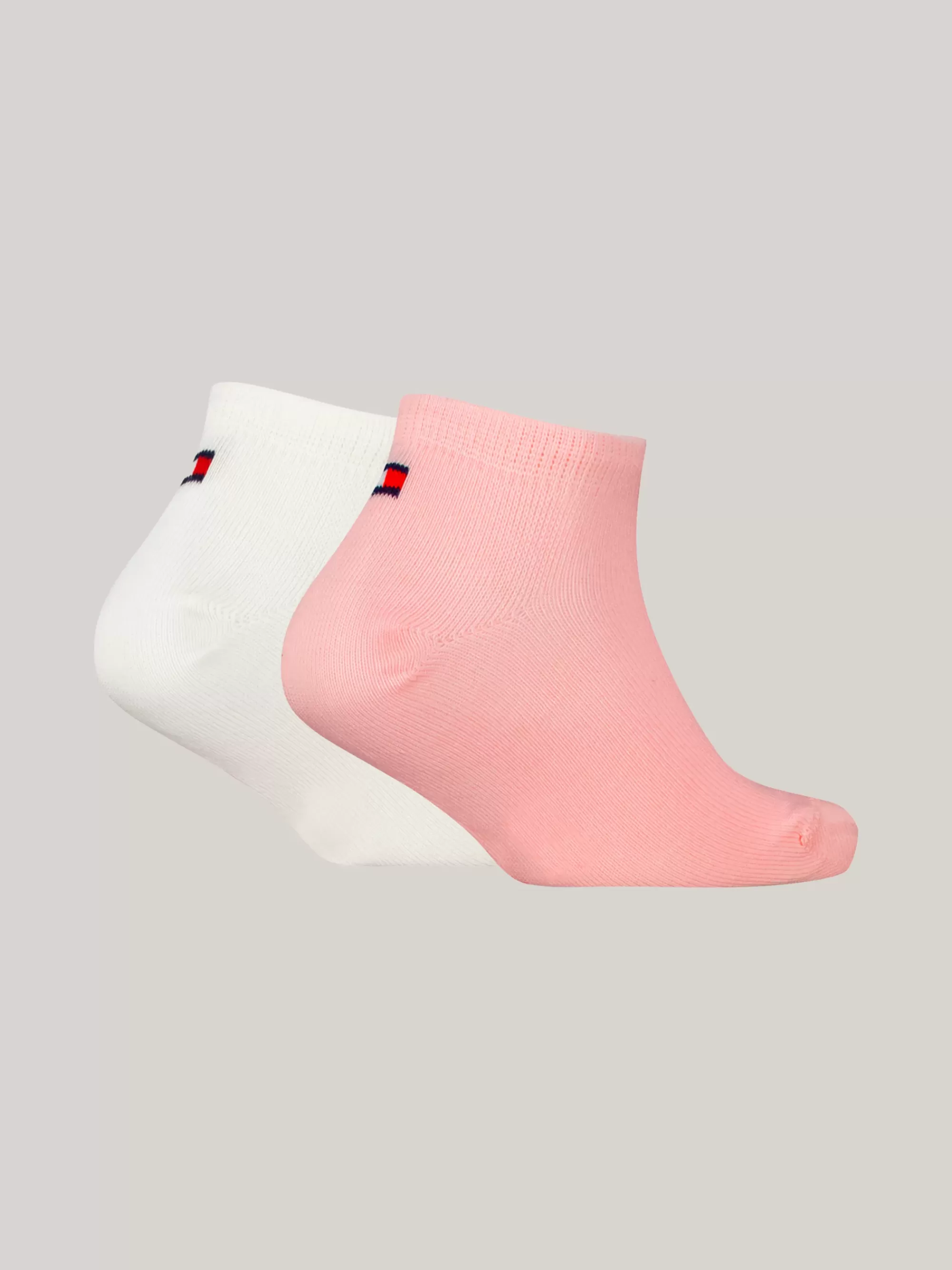Ondergoed & Sokken | Underwear & Socks*Tommy Hilfiger Set Van 2 Paar Sneakersokken Met Contrast PINK COMBO