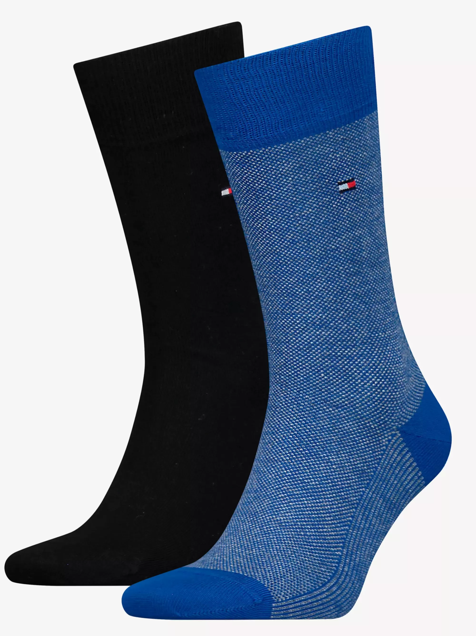 Sokken*Tommy Hilfiger Set Van 2 Paar Sokken Met Birdseye-patroon VICTORIA BLUE