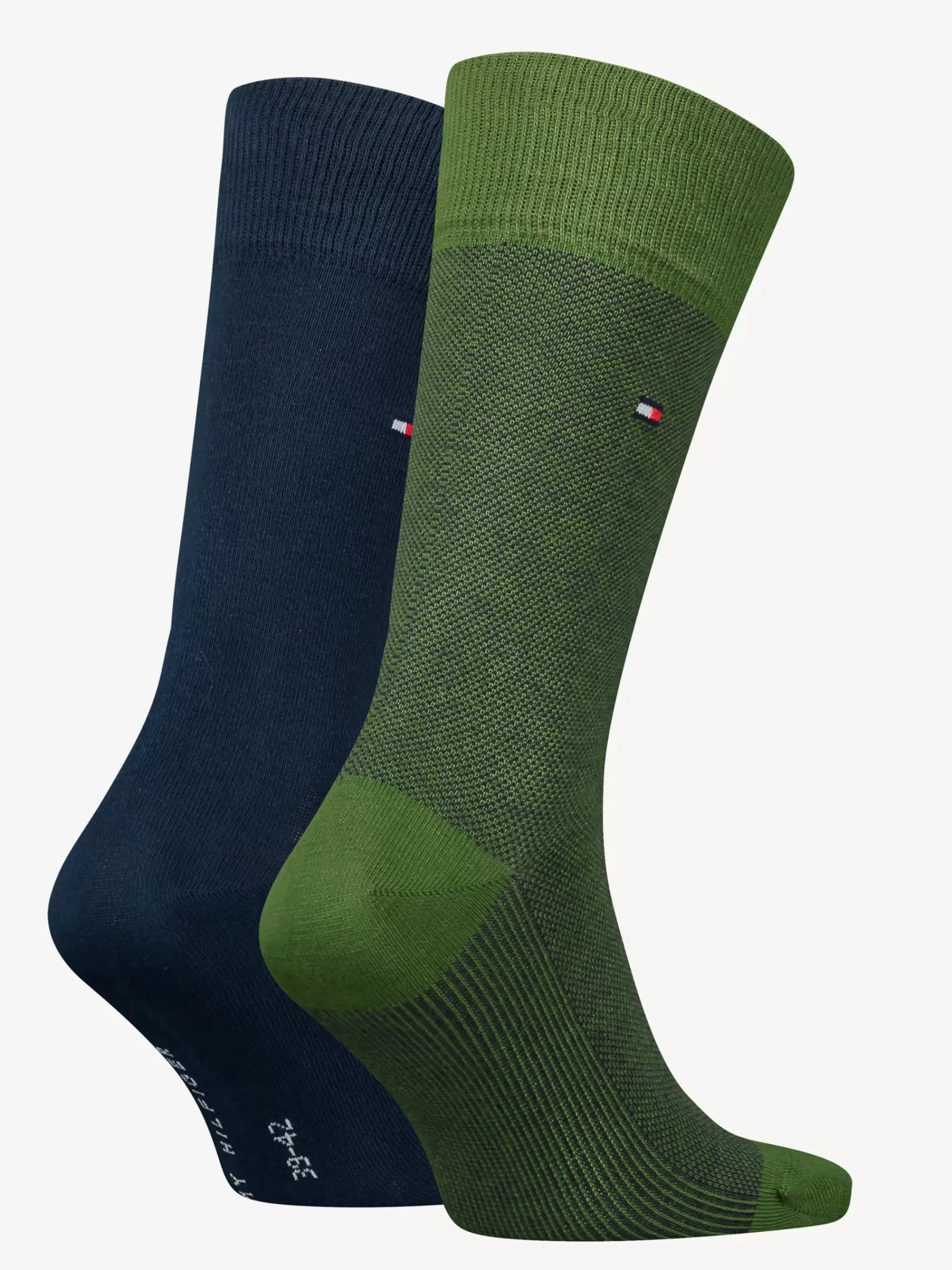 Sokken*Tommy Hilfiger Set Van 2 Paar Sokken Met Birdseye-patroon ARMY GREEN