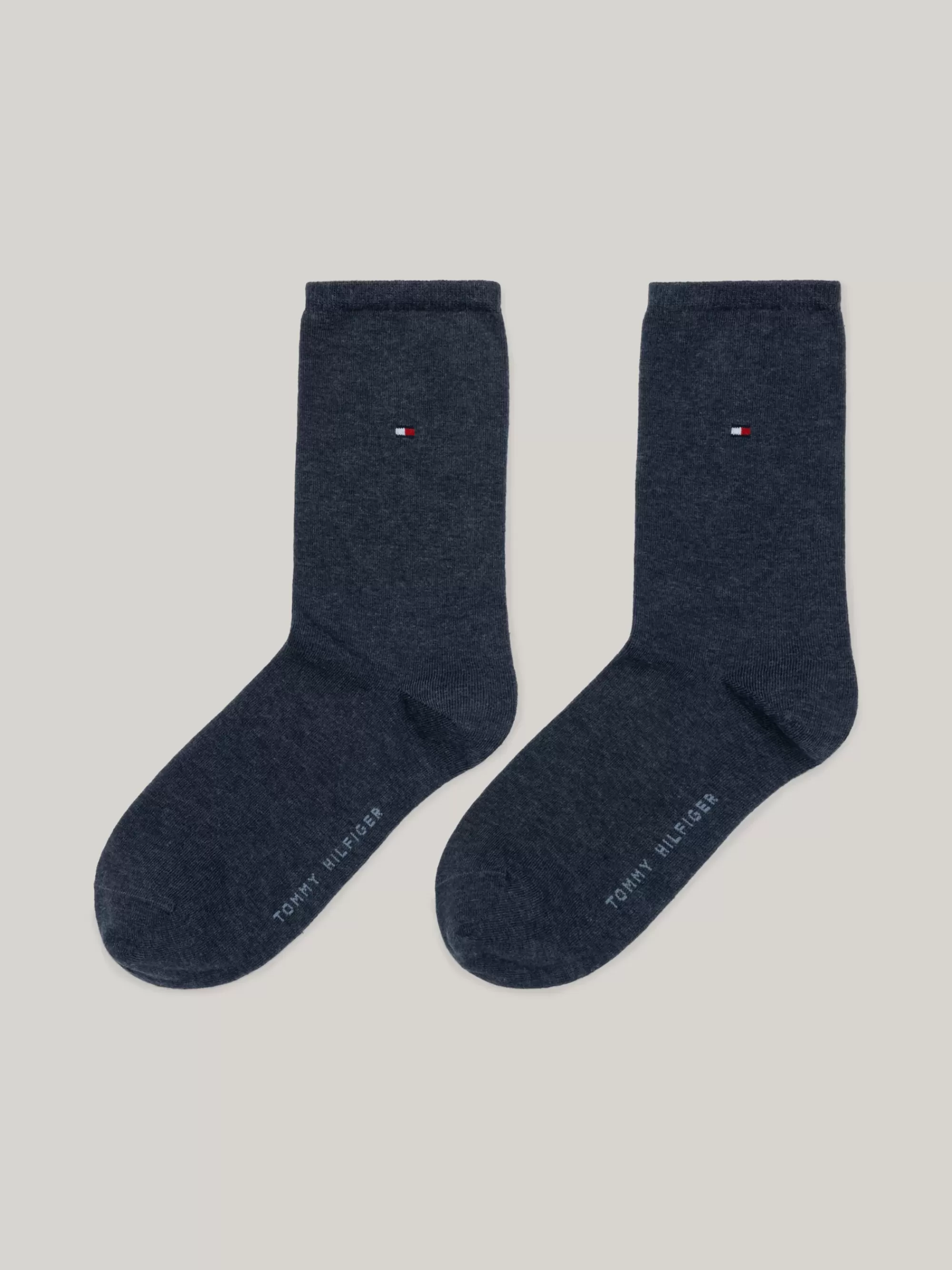Sokken & Panty's*Tommy Hilfiger Set Van 2 Paar Sokken Met Geborduurde Vlag JEANS