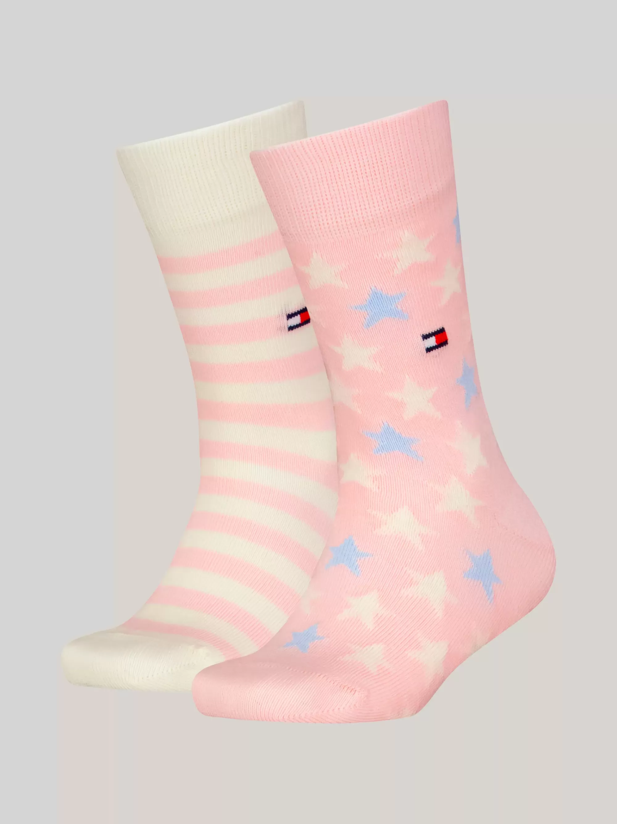 Ondergoed & Sokken | Underwear & Socks*Tommy Hilfiger Set Van 2 Paar Sokken Met Sterren En Strepen PINK COMBO