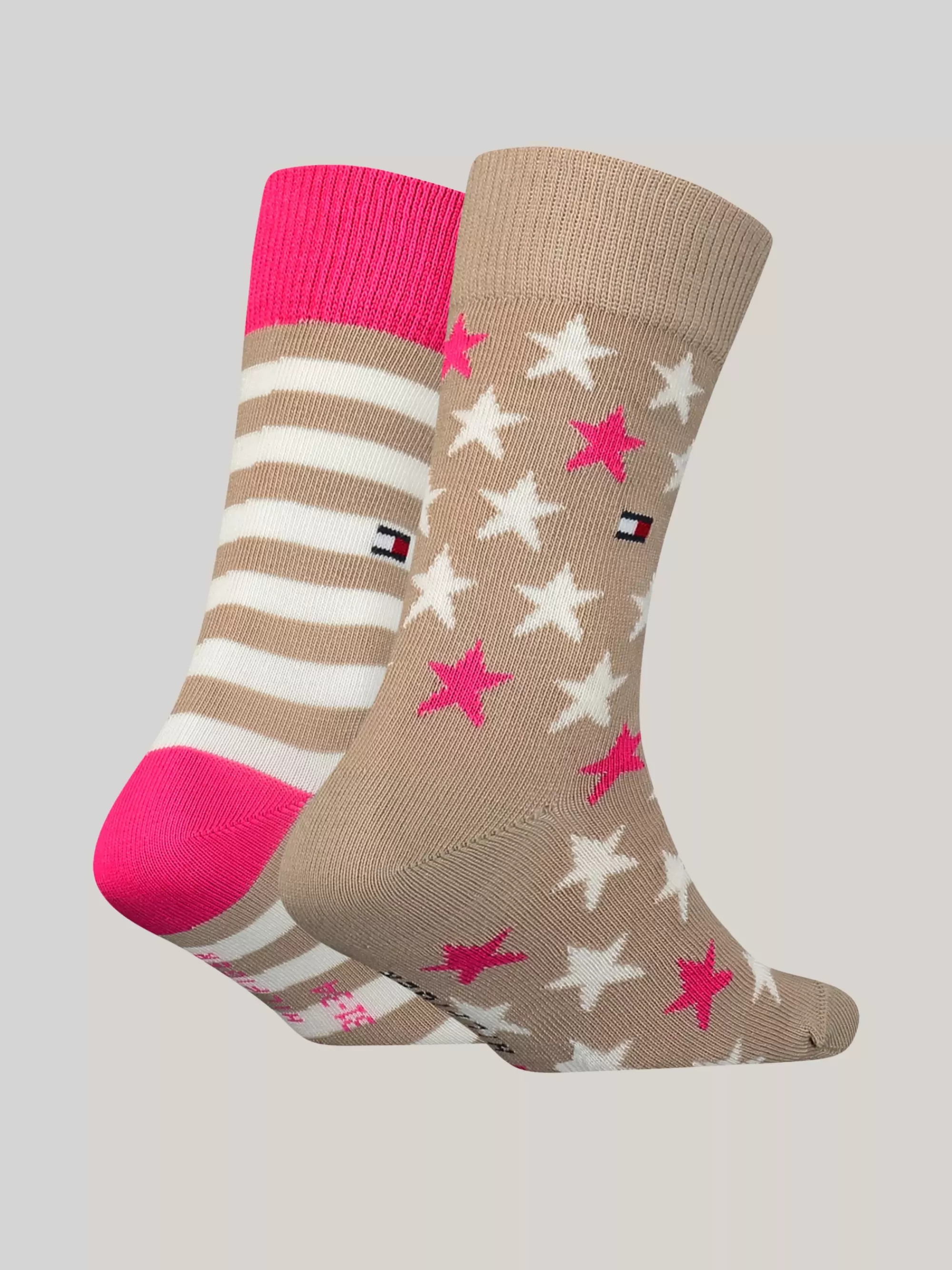 Ondergoed & Sokken | Underwear & Socks*Tommy Hilfiger Set Van 2 Paar Sokken Met Sterren En Strepen SAND COMBO