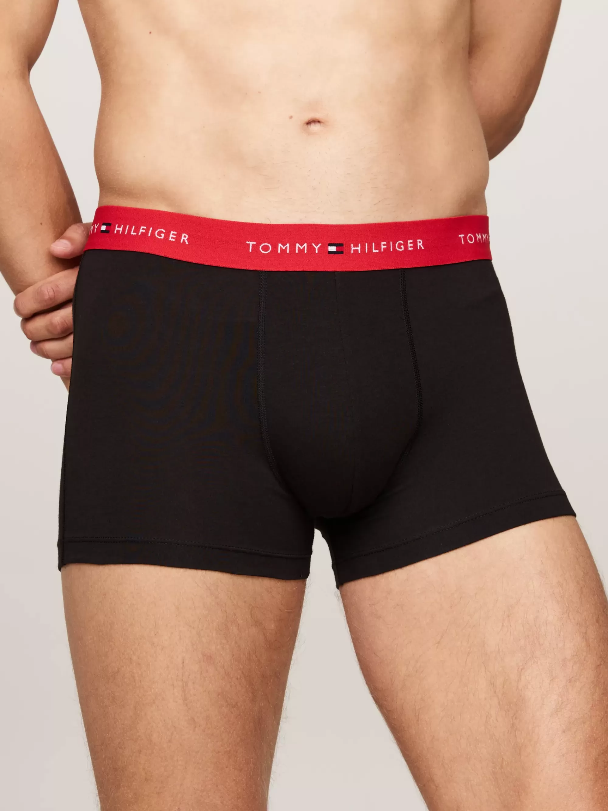Boxers | Ondergoed*Tommy Hilfiger Set Van 3 Boxershorts Met Logotaille BRIGHT BLUE/BLACK/DEEP CRIMSON
