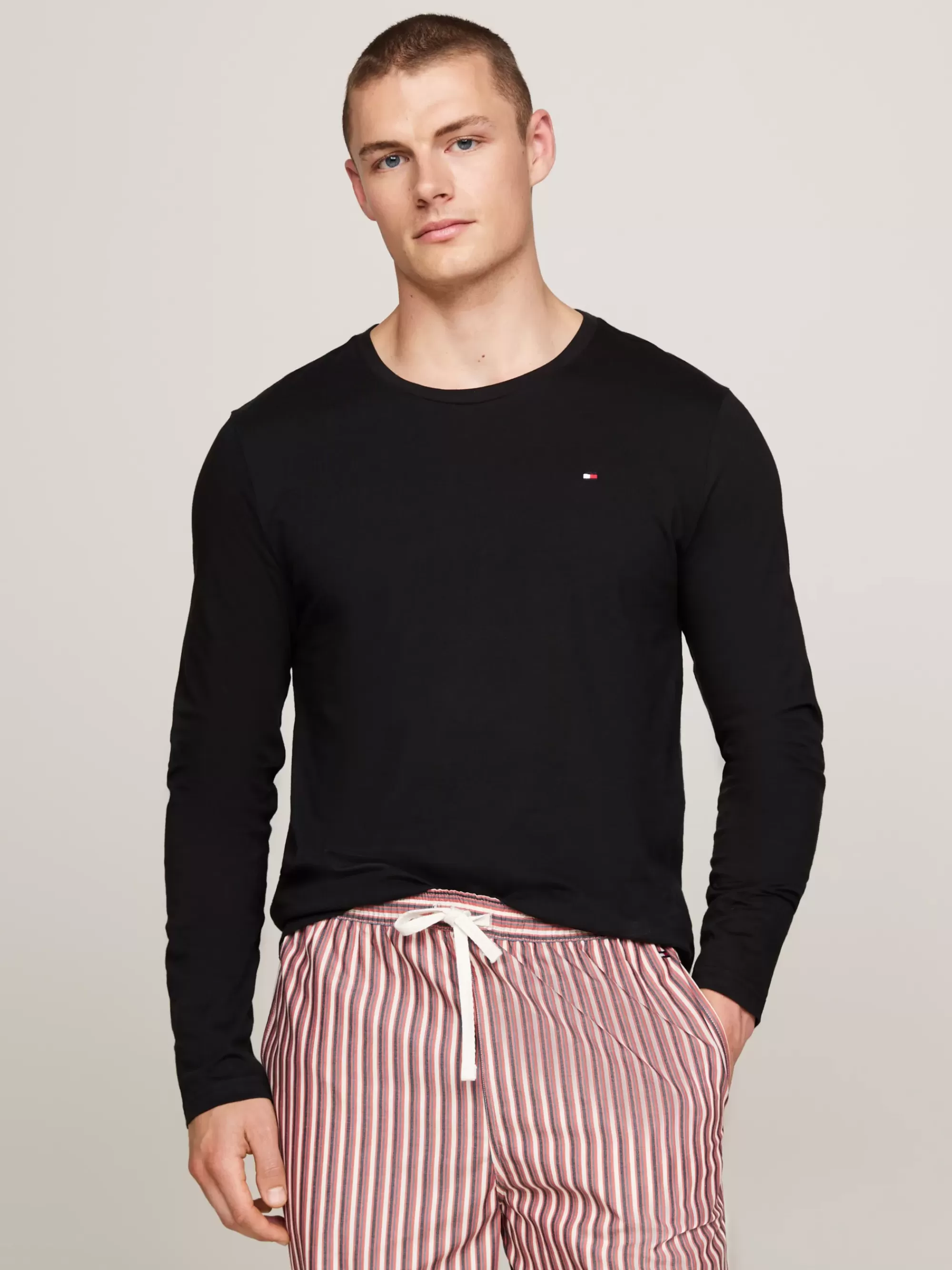 Loungewear | Boxers*Tommy Hilfiger Set Van 3 Longsleeve T-shirts BLACK/BLACK/BLACK