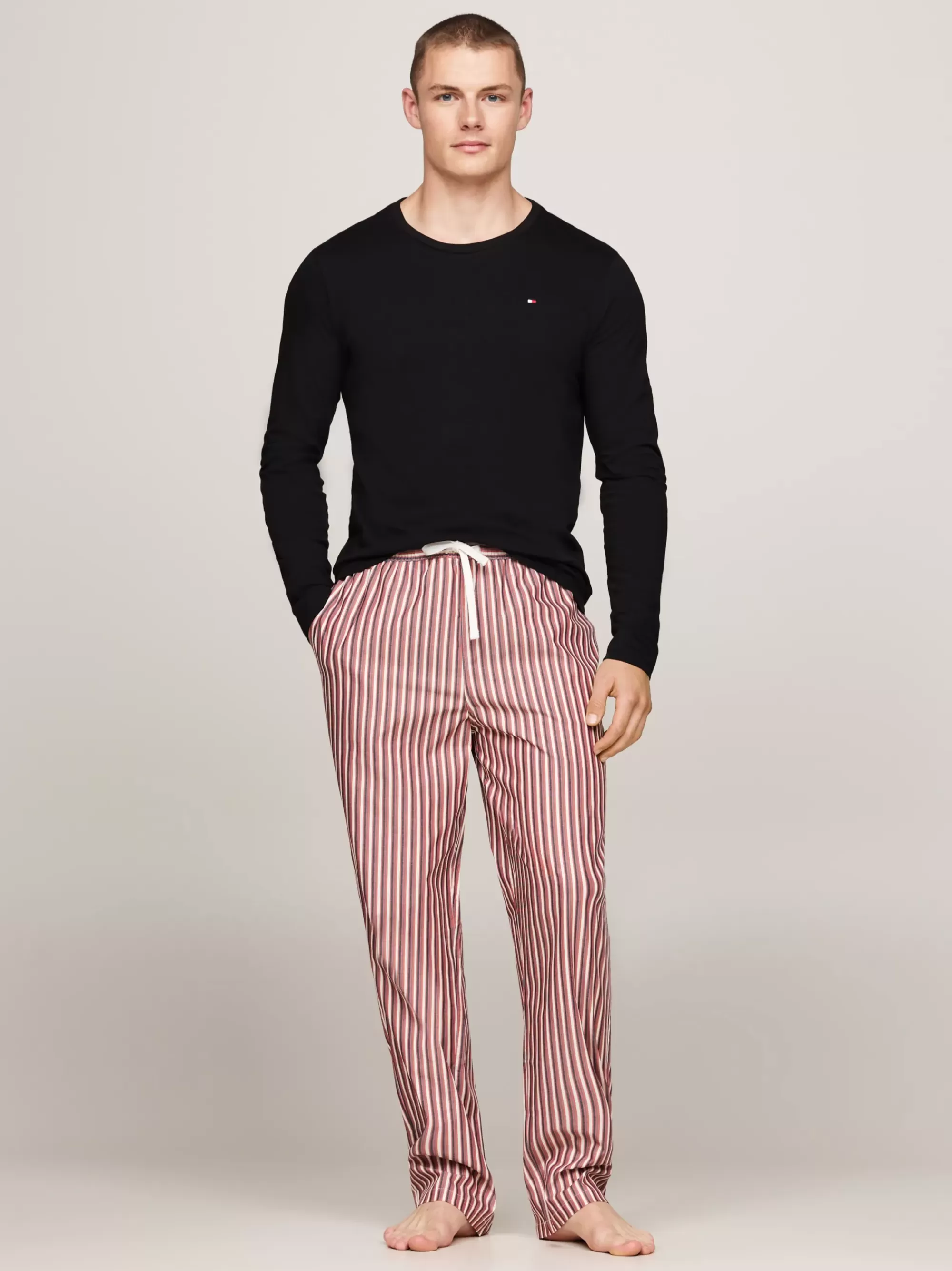 Loungewear | Boxers*Tommy Hilfiger Set Van 3 Longsleeve T-shirts BLACK/BLACK/BLACK