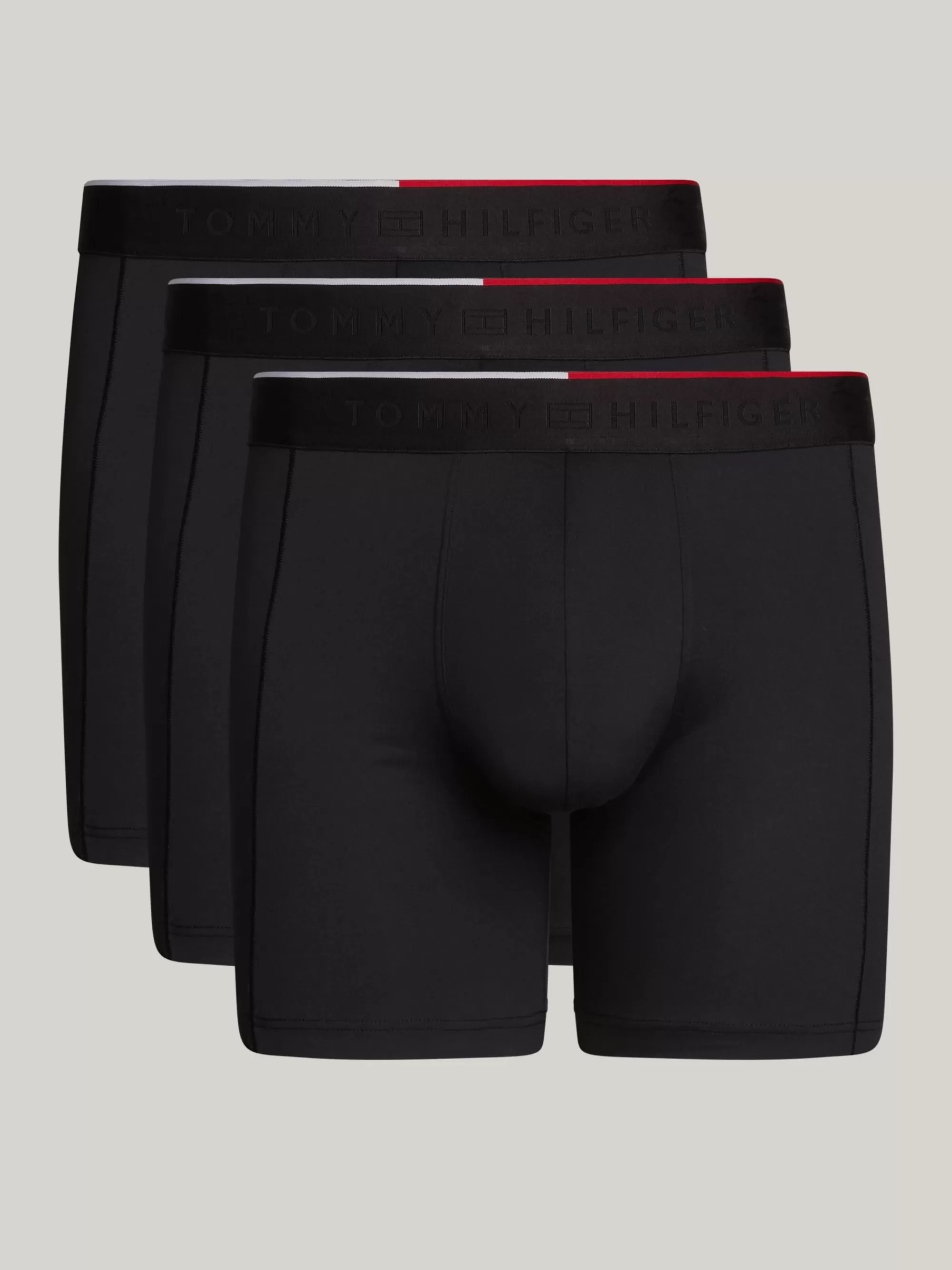 Ondergoed*Tommy Hilfiger Set Van 3 Microvezel Boxer Briefs Met Logo BLACK/BLACK/BLACK