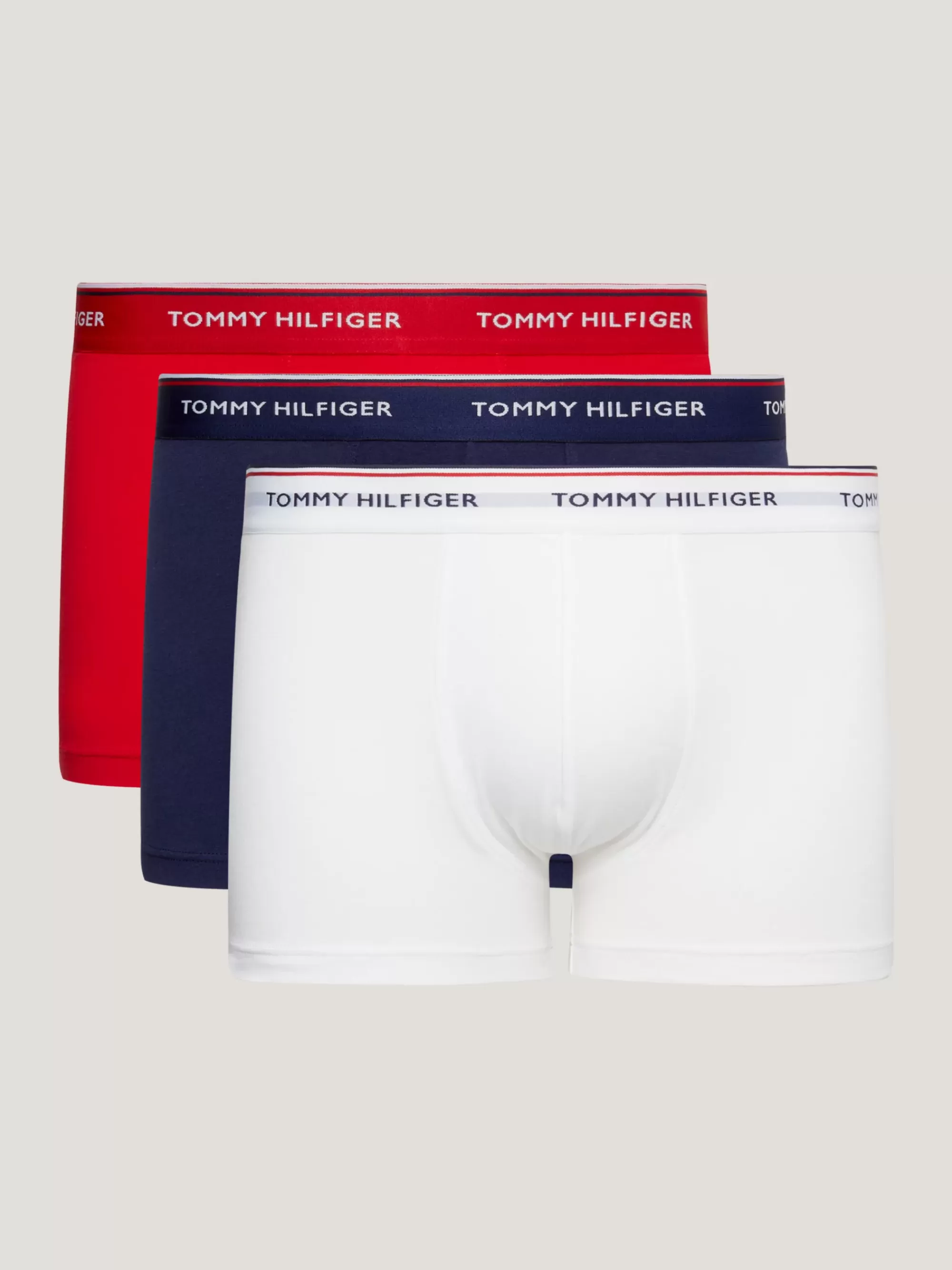 Boxers | Multipacks*Tommy Hilfiger Set Van 3 Premium Essential Boxershorts WHITE/TANGO RED/ PEACOAT