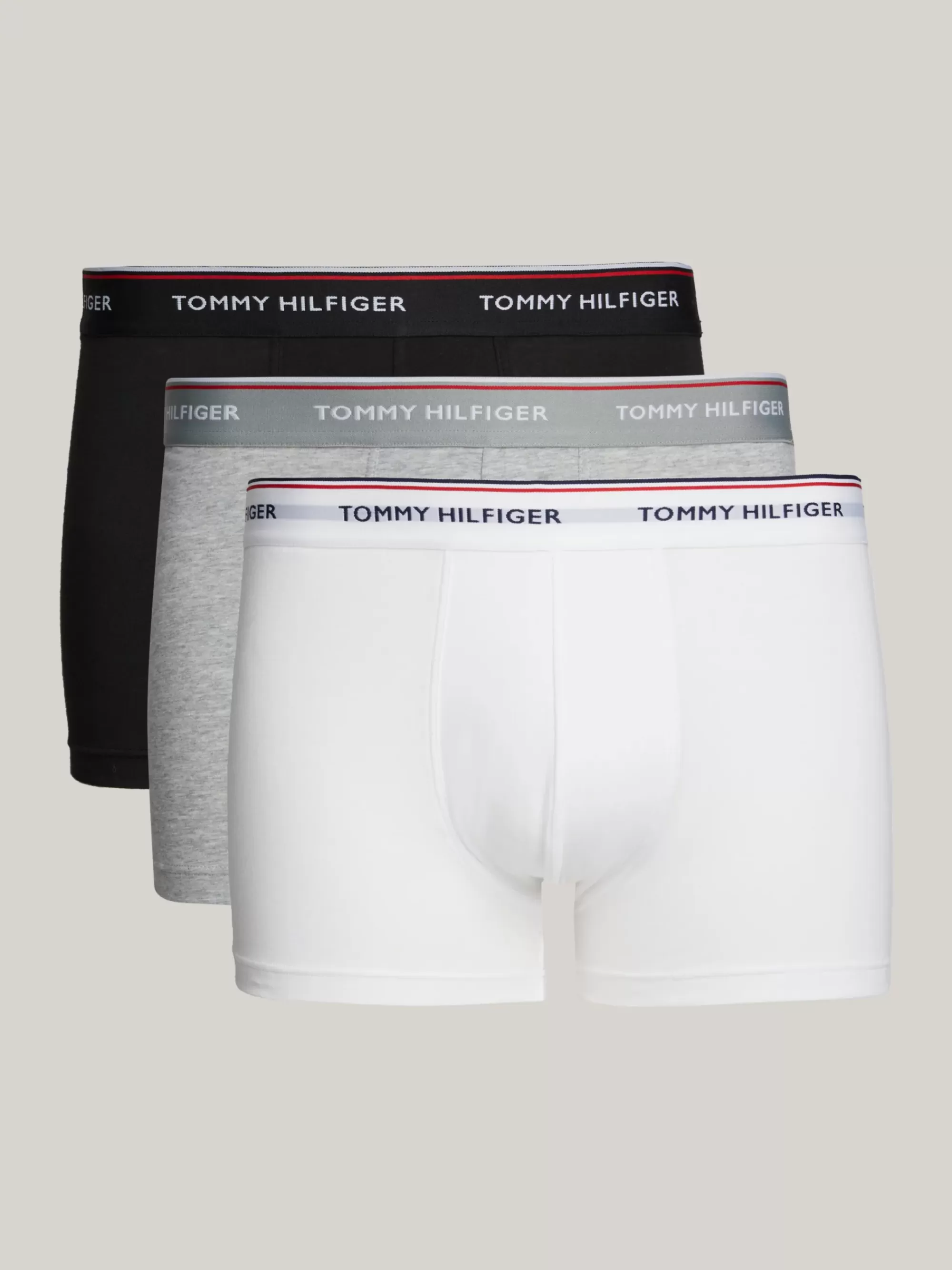 Boxers | Multipacks*Tommy Hilfiger Set Van 3 Premium Essential Boxershorts BLACK/GREY HEATHER/WHITE