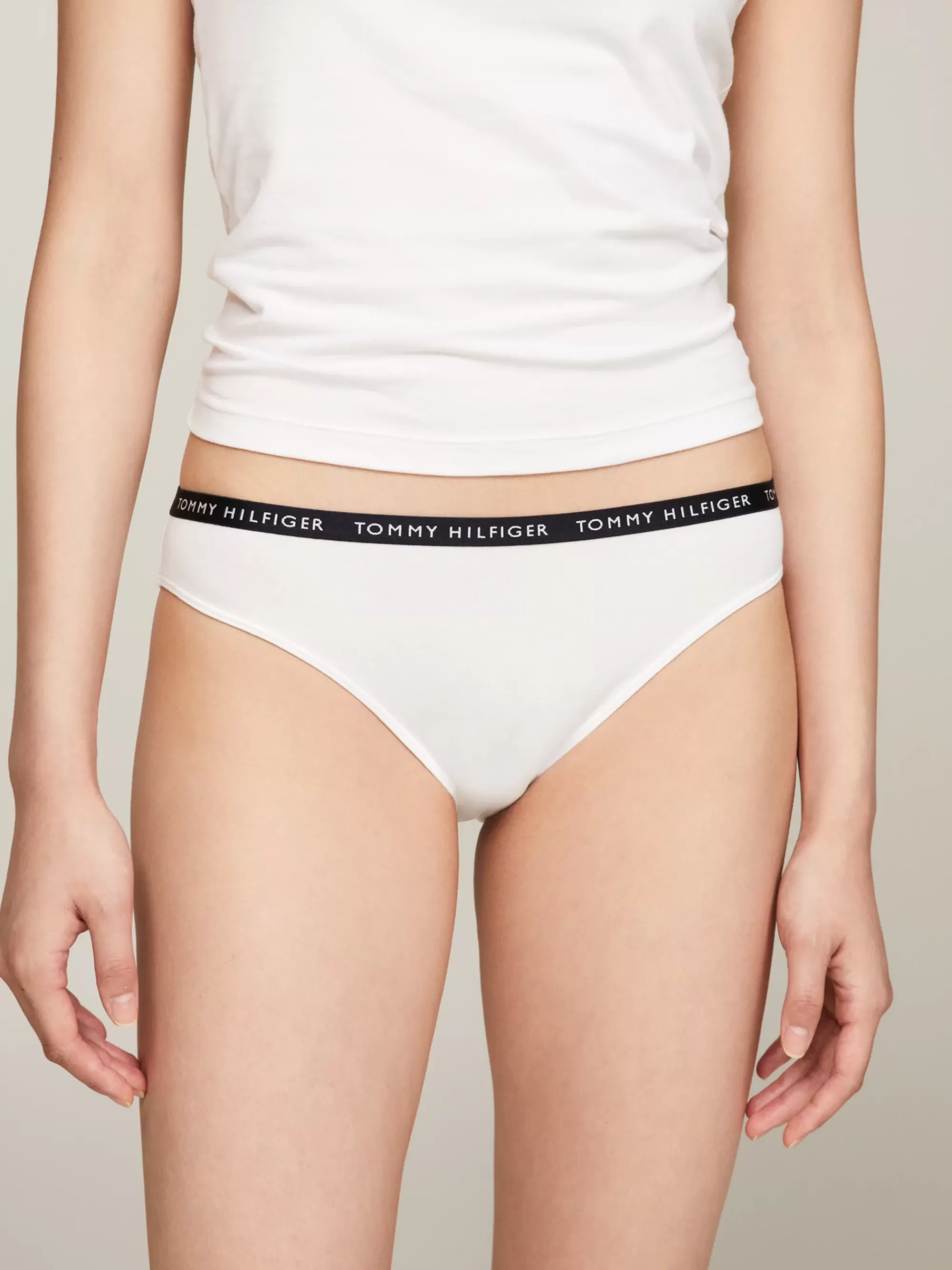 Slips | Lingerie*Tommy Hilfiger Set Van 3 Slips Met Logotaille MEDIUM GREY HTR/WHITE/BLACK