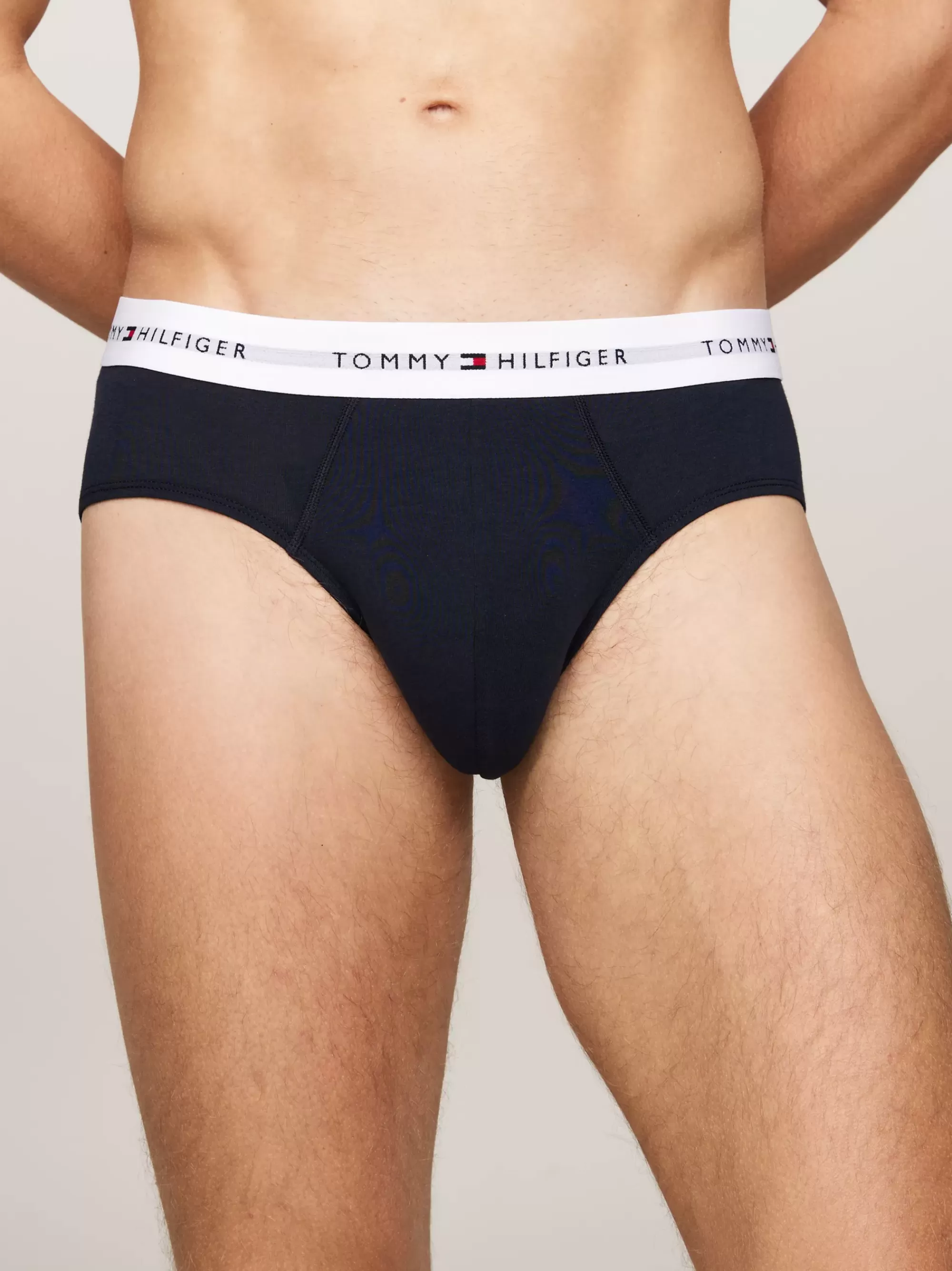 Strakke Boxers | Ondergoed*Tommy Hilfiger Set Van 3 Slips Met Logotaille HERITAGE PLUM/UNITY BLUE/WHITE