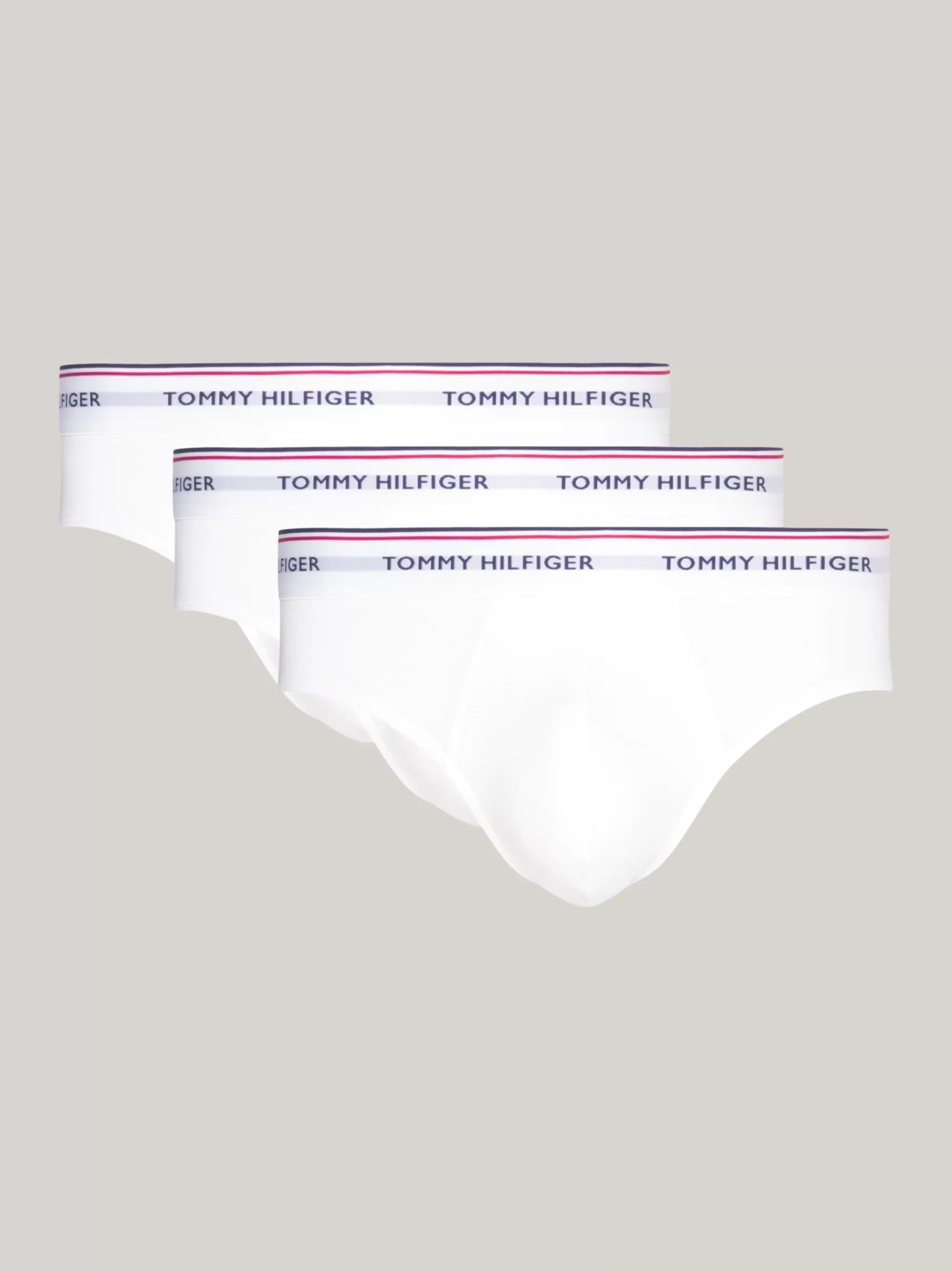 Multipacks | Strakke Boxers*Tommy Hilfiger Set Van 3 Slips Van Stretchkatoen WHITE