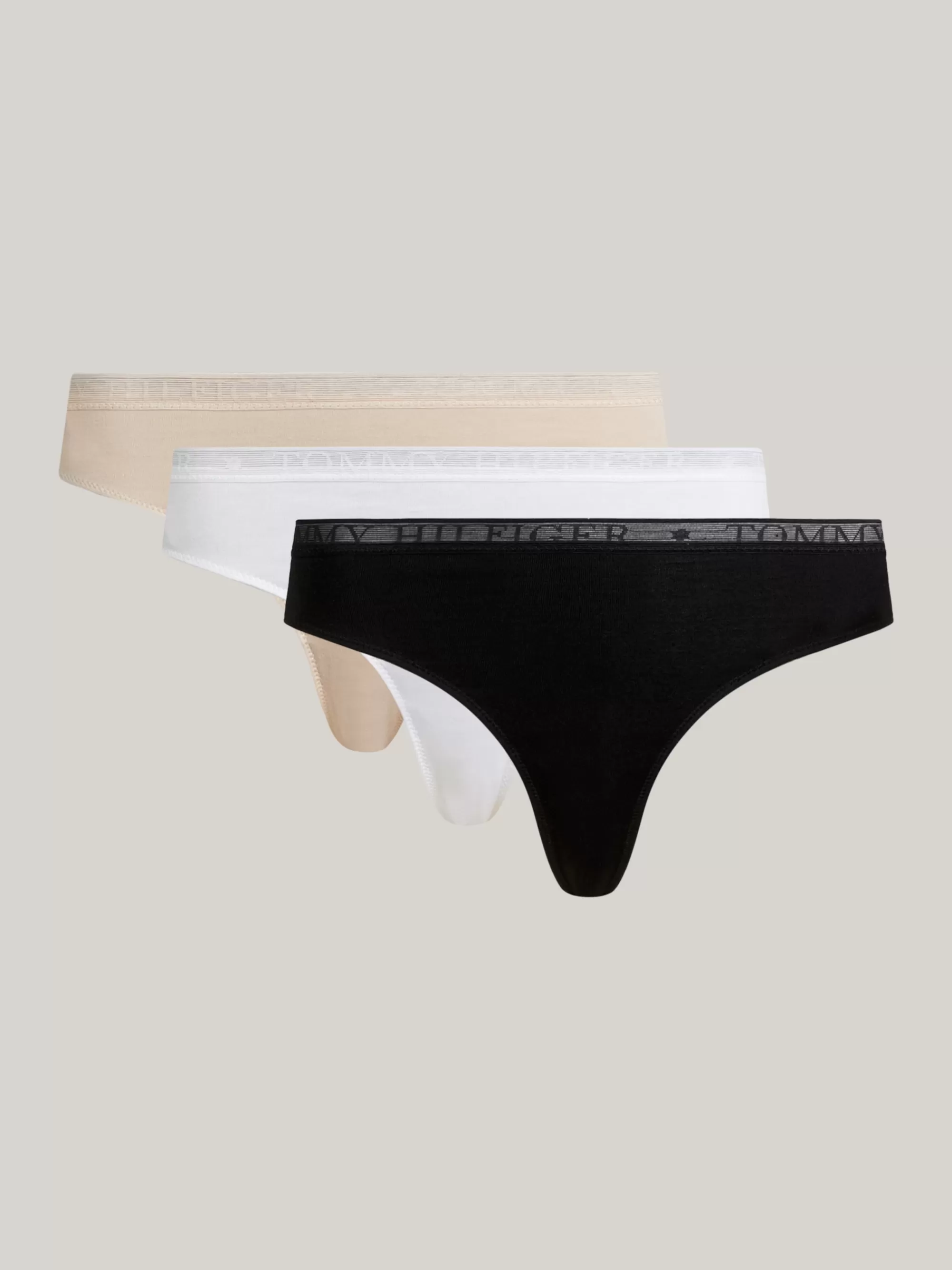 Slips | Lingerie*Tommy Hilfiger Set Van 3 Strings BLACK/WHITE/MISTY BLUSH