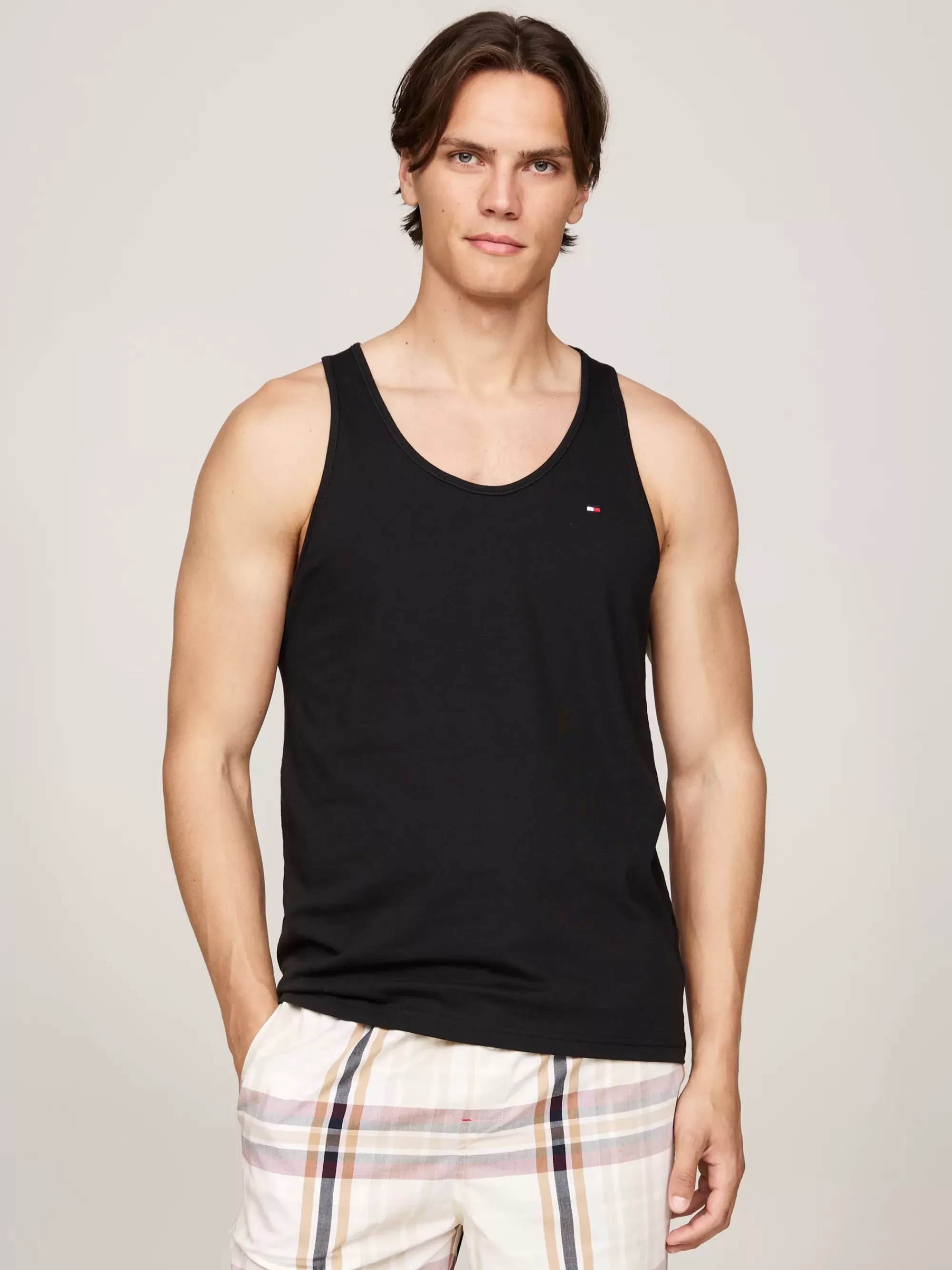 Loungewear | Ondergoed*Tommy Hilfiger Set Van 3 Tanktops Met Ronde Hals BLACK/BLACK/BLACK