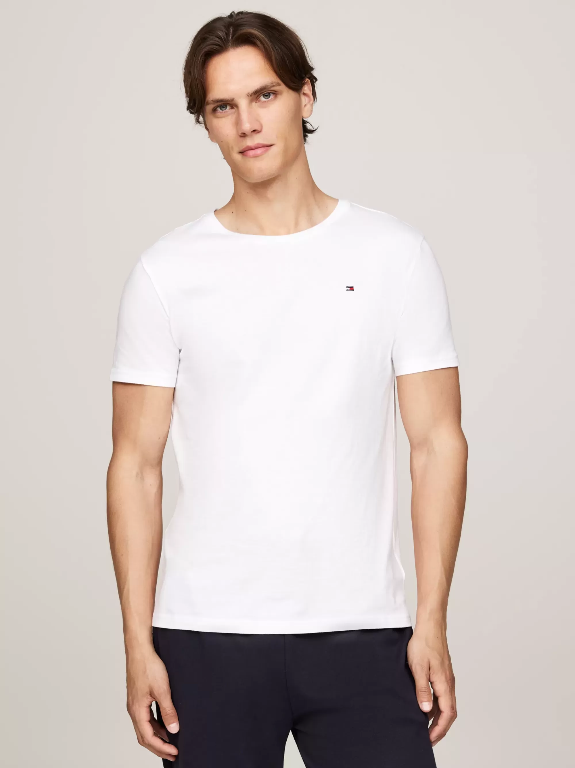 Loungewear*Tommy Hilfiger Set Van 3 T-shirts Met Ronde Hals WHITE/WHITE/WHITE