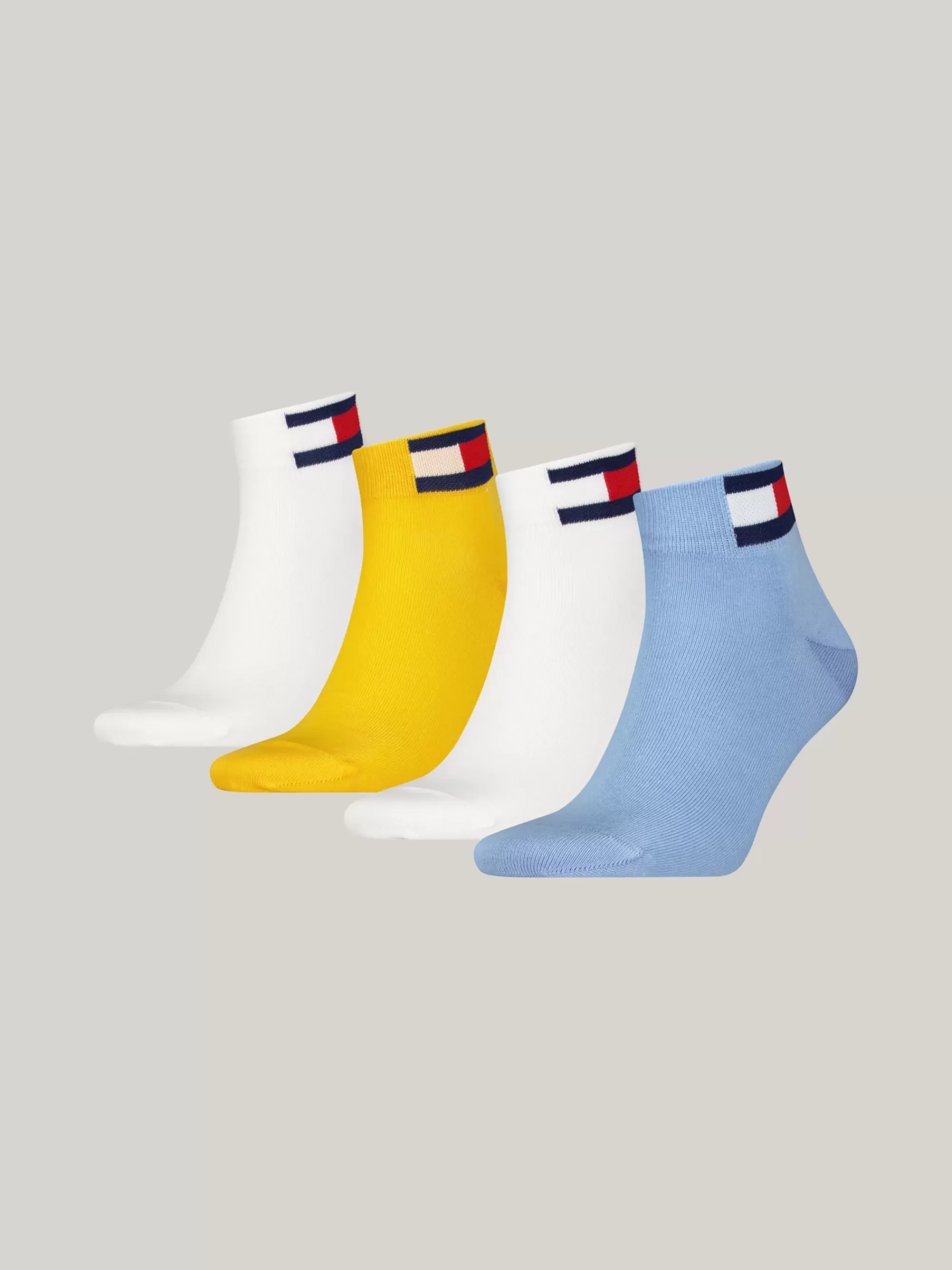 Sokken & Panty's*Tommy Hilfiger Set Van 4 Paar Enkelsokken Met Vlag BLUE / YELLOW