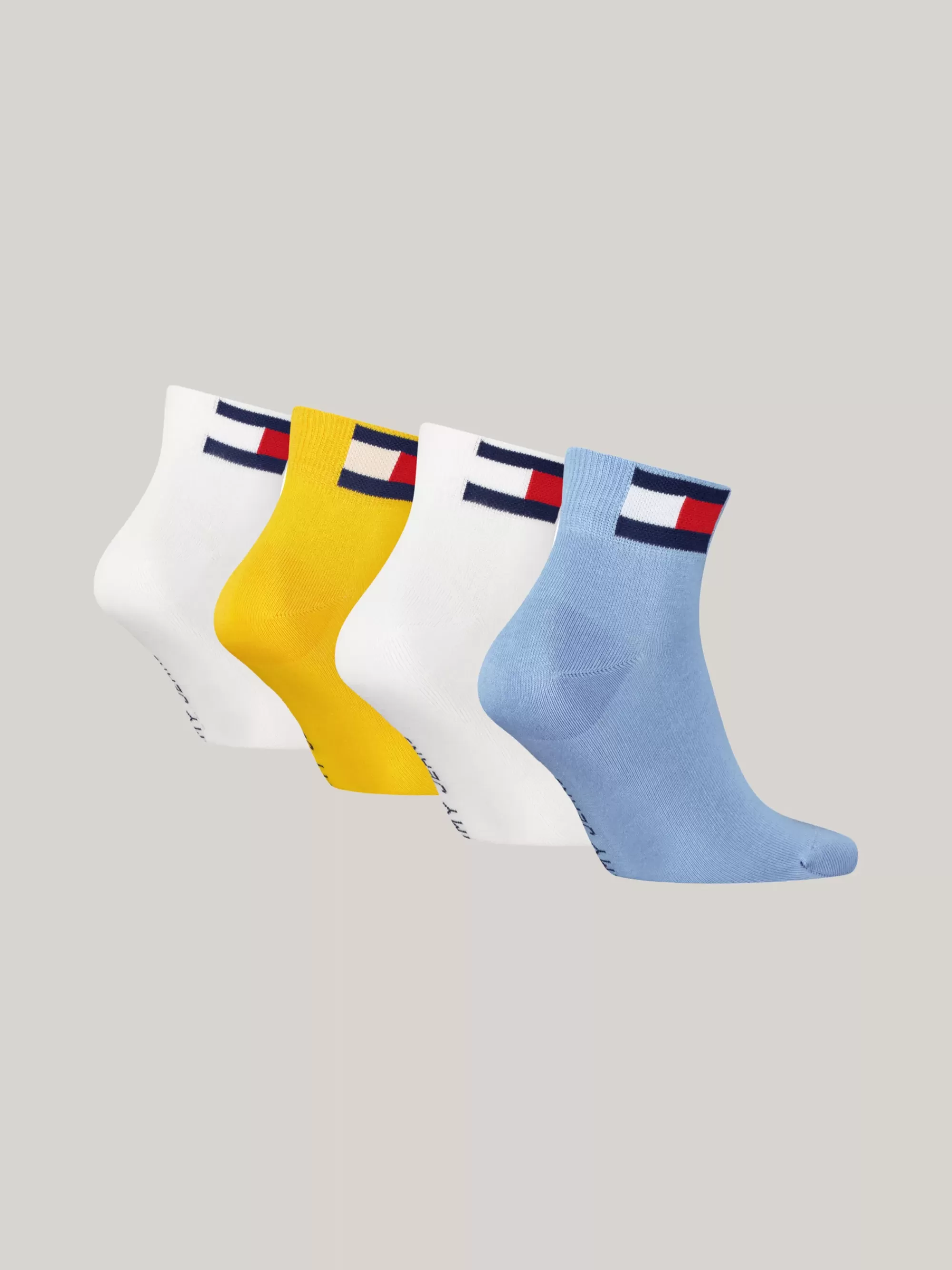 Sokken & Panty's*Tommy Hilfiger Set Van 4 Paar Enkelsokken Met Vlag BLUE / YELLOW