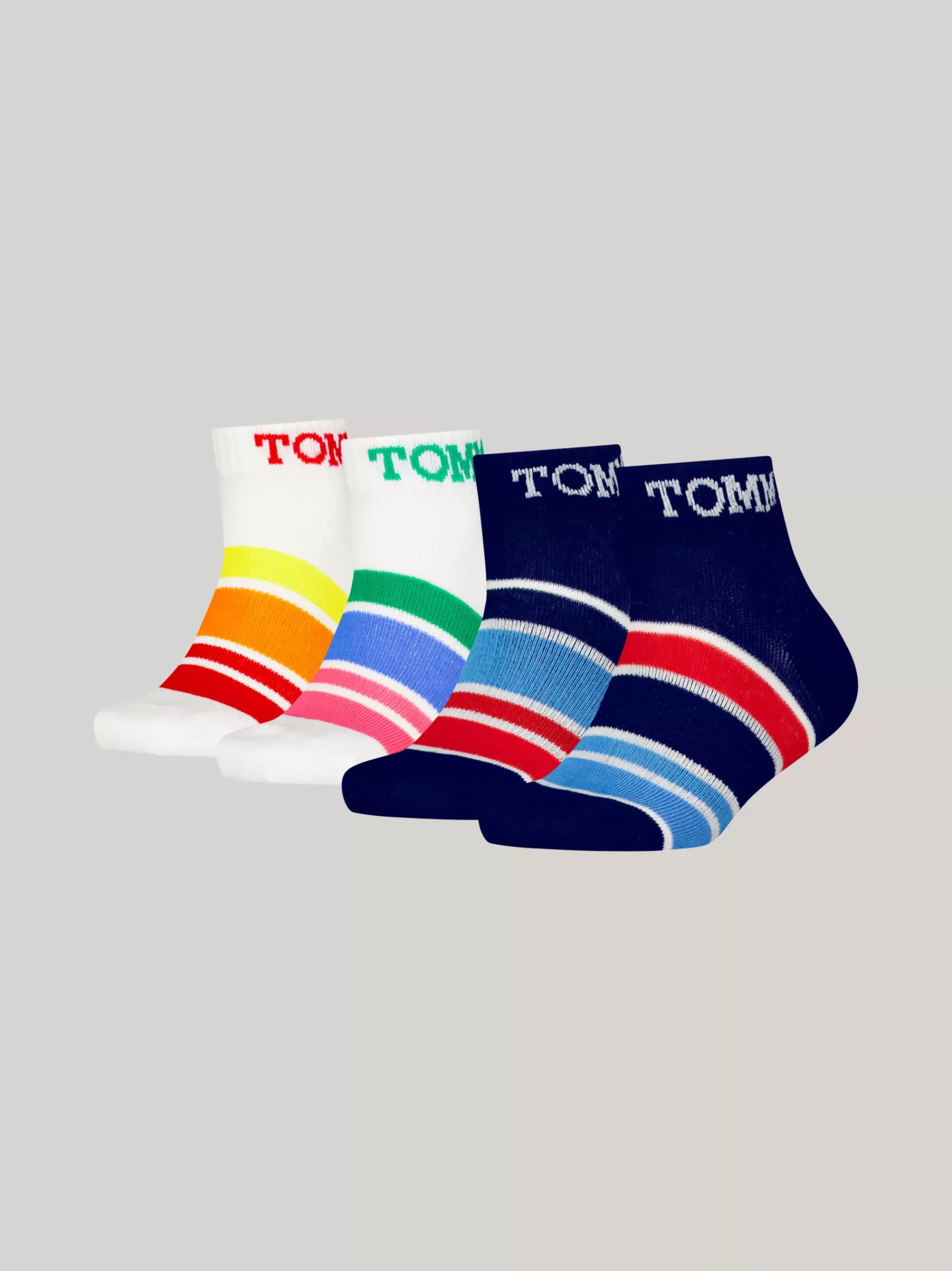 Ondergoed & Sokken | Underwear & Socks*Tommy Hilfiger Set Van 4 Paar Multicolour Enkelsokken NAVY BLUE