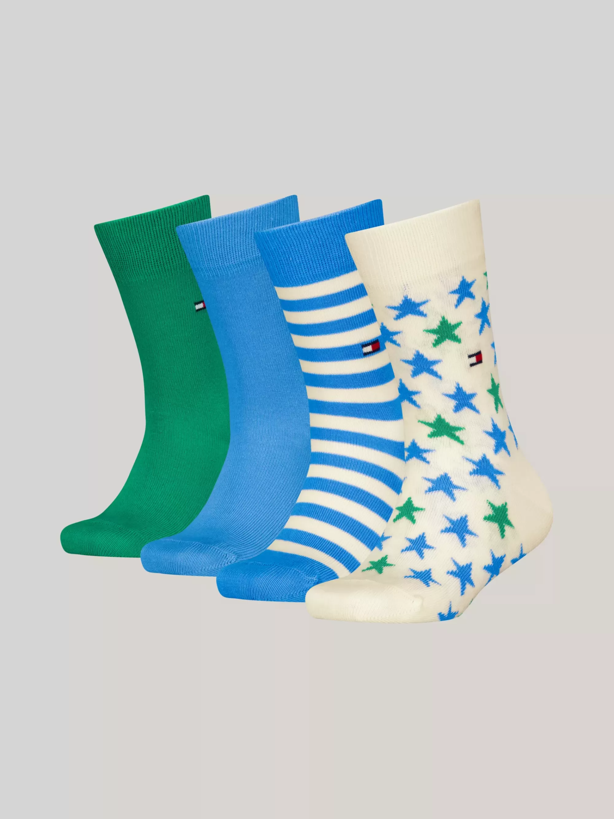 Ondergoed & Sokken | Underwear & Socks*Tommy Hilfiger Set Van 4 Paar Sokken Met Sterren En Strepen BLUE COMBO
