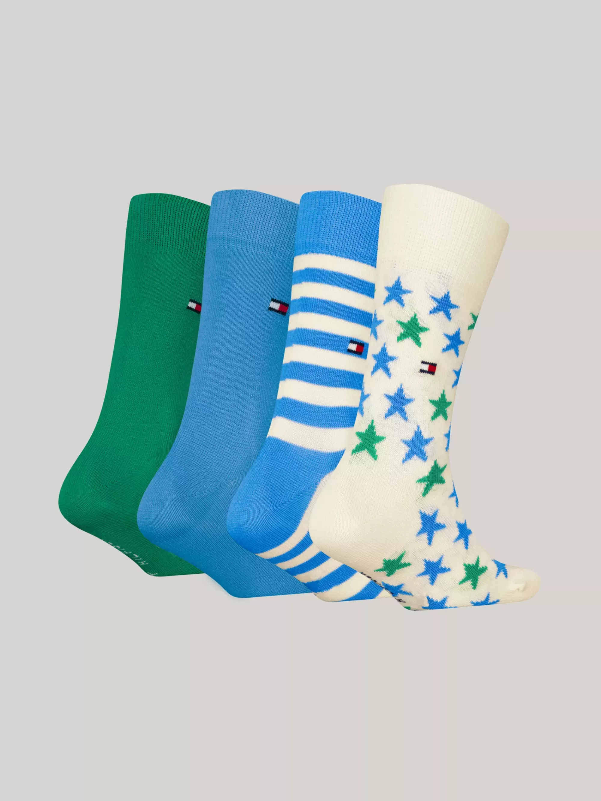 Ondergoed & Sokken | Underwear & Socks*Tommy Hilfiger Set Van 4 Paar Sokken Met Sterren En Strepen BLUE COMBO