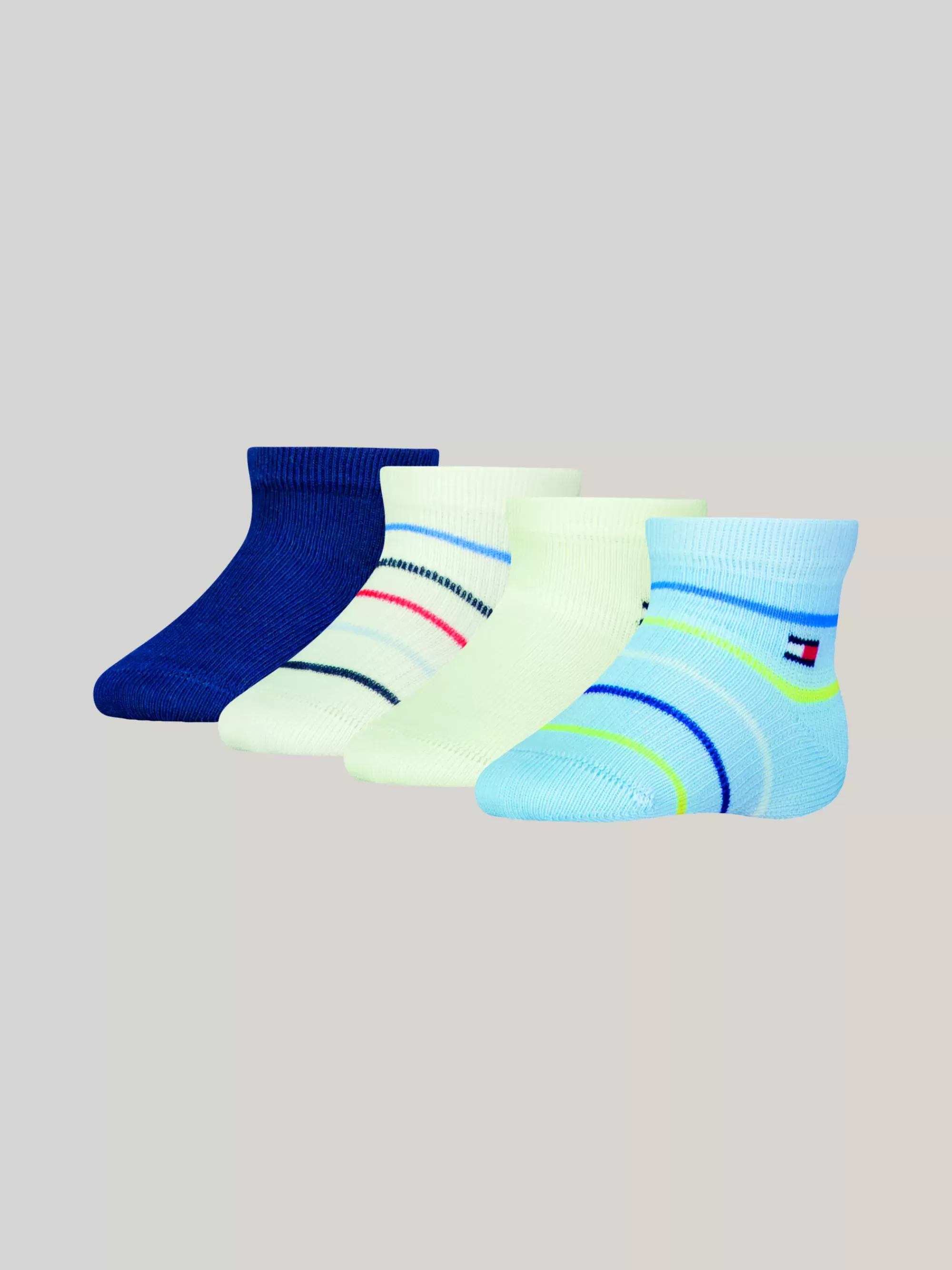 Ondergoed & Sokken | Underwear & Socks*Tommy Hilfiger Set Van 4 Paar Sokken Met Strepen BLUE COMBO