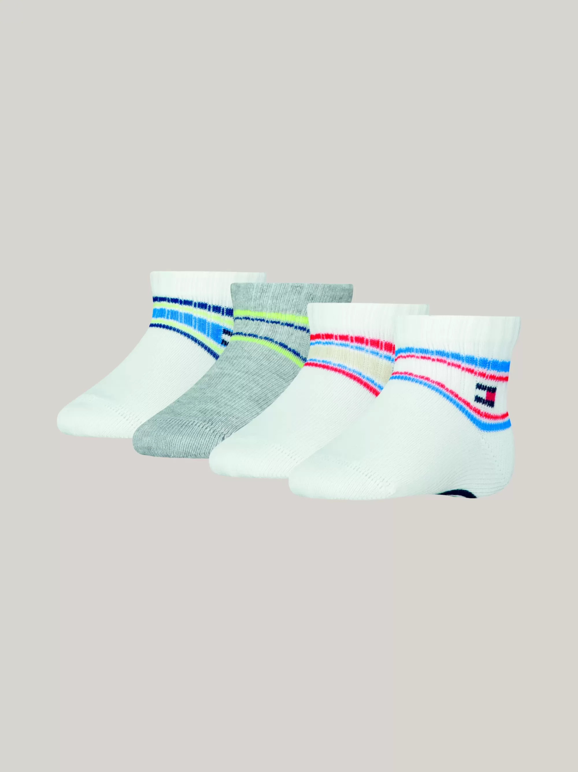 Ondergoed & Sokken | Underwear & Socks*Tommy Hilfiger Set Van 4 Paar Sokken Met Strepen BLUE COMBO