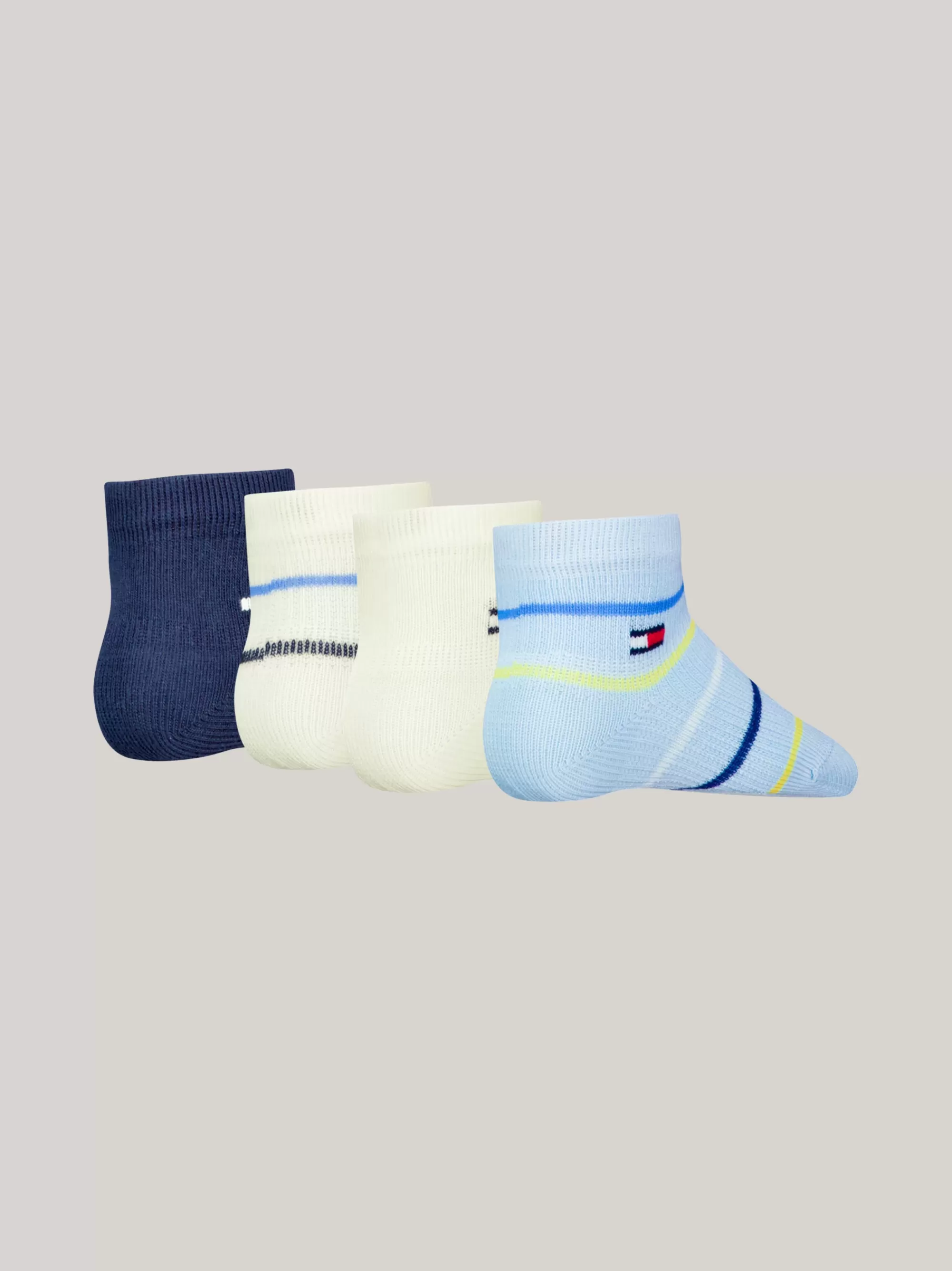 Ondergoed & Sokken | Underwear & Socks*Tommy Hilfiger Set Van 4 Paar Sokken Met Strepen BLUE COMBO