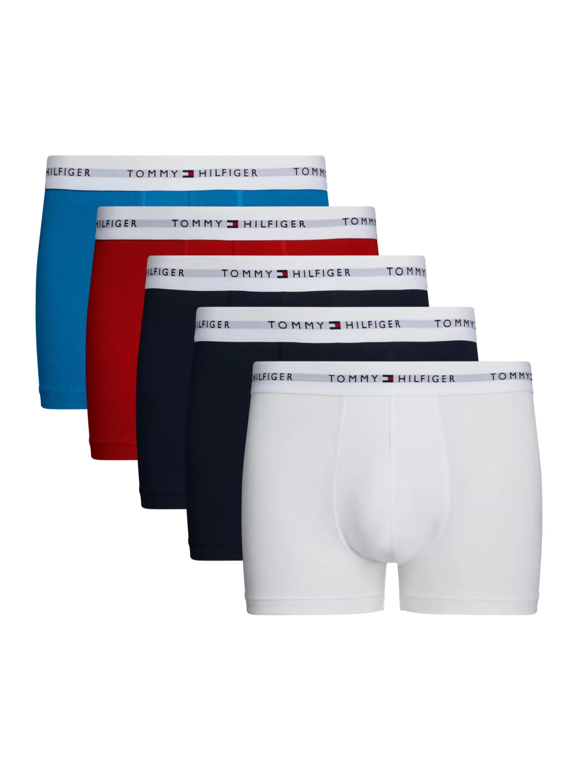 Boxers | Ondergoed*Tommy Hilfiger Set Van 5 Boxershorts Met Repeat Logo WHITE/VIB INDIGO/DARK MAG/DES SKY