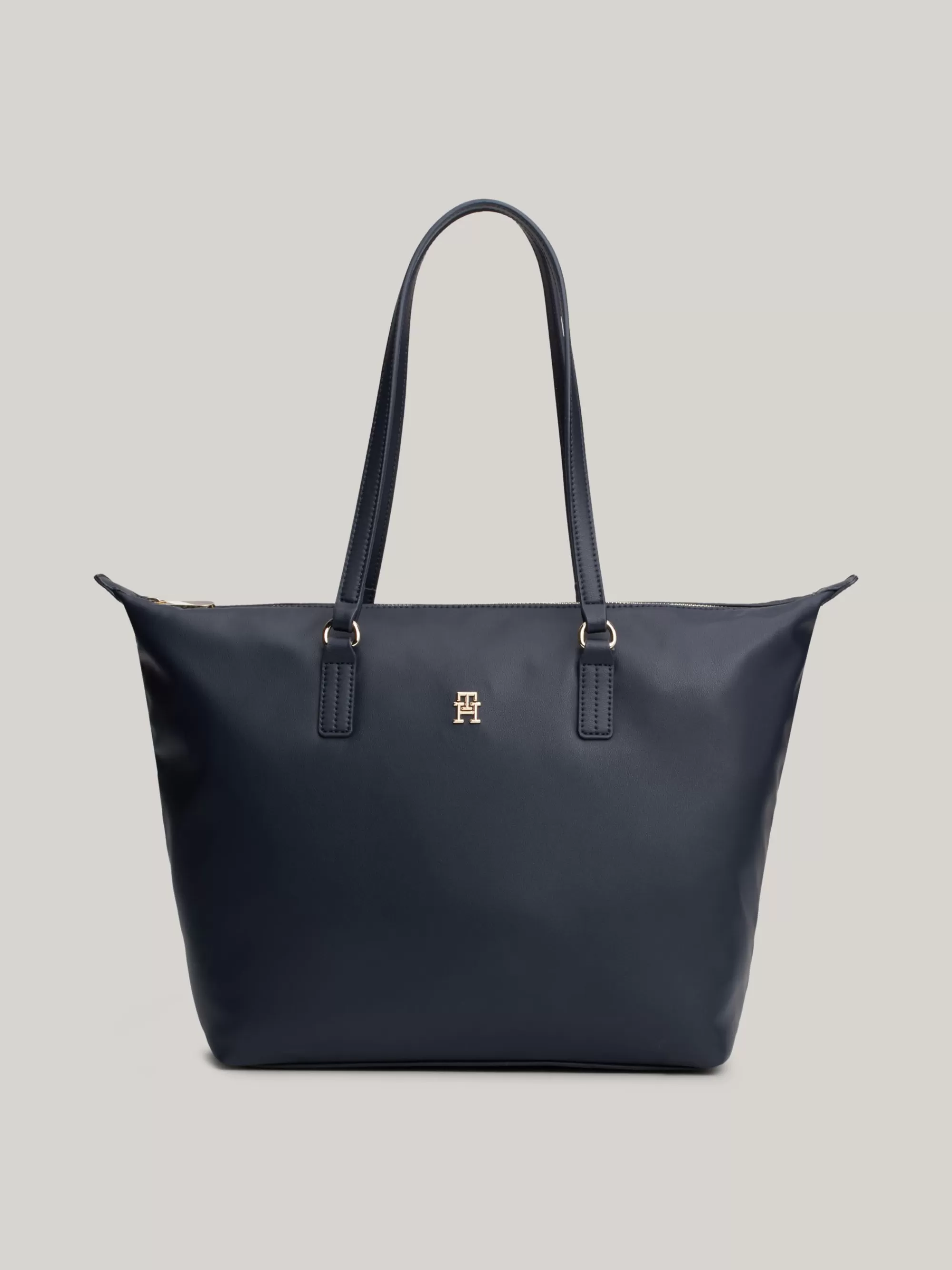 Shoppers*Tommy Hilfiger Shopper Met Metalen TH-monogram SPACE BLUE