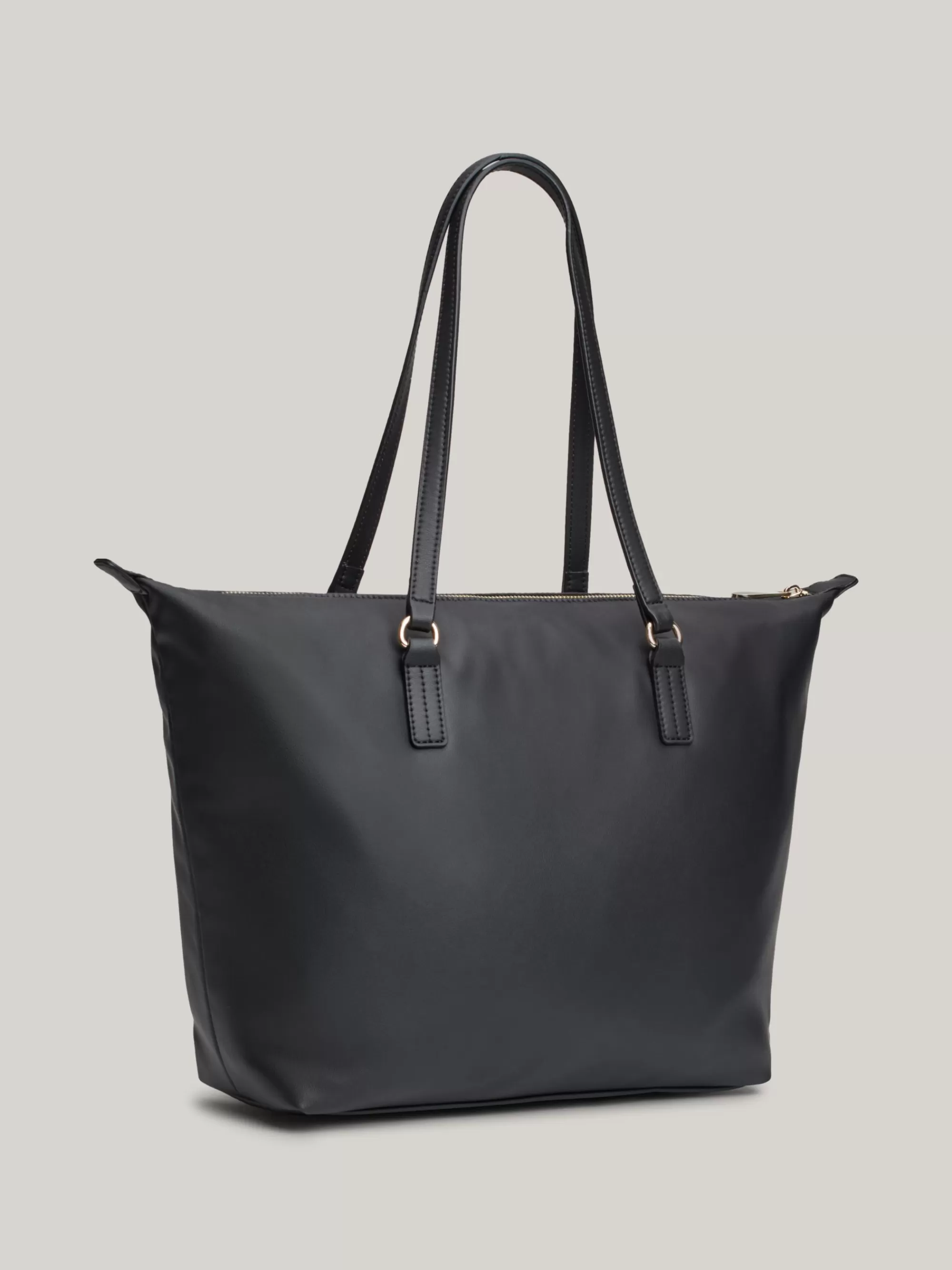Shoppers*Tommy Hilfiger Shopper Met Metalen TH-monogram BLACK