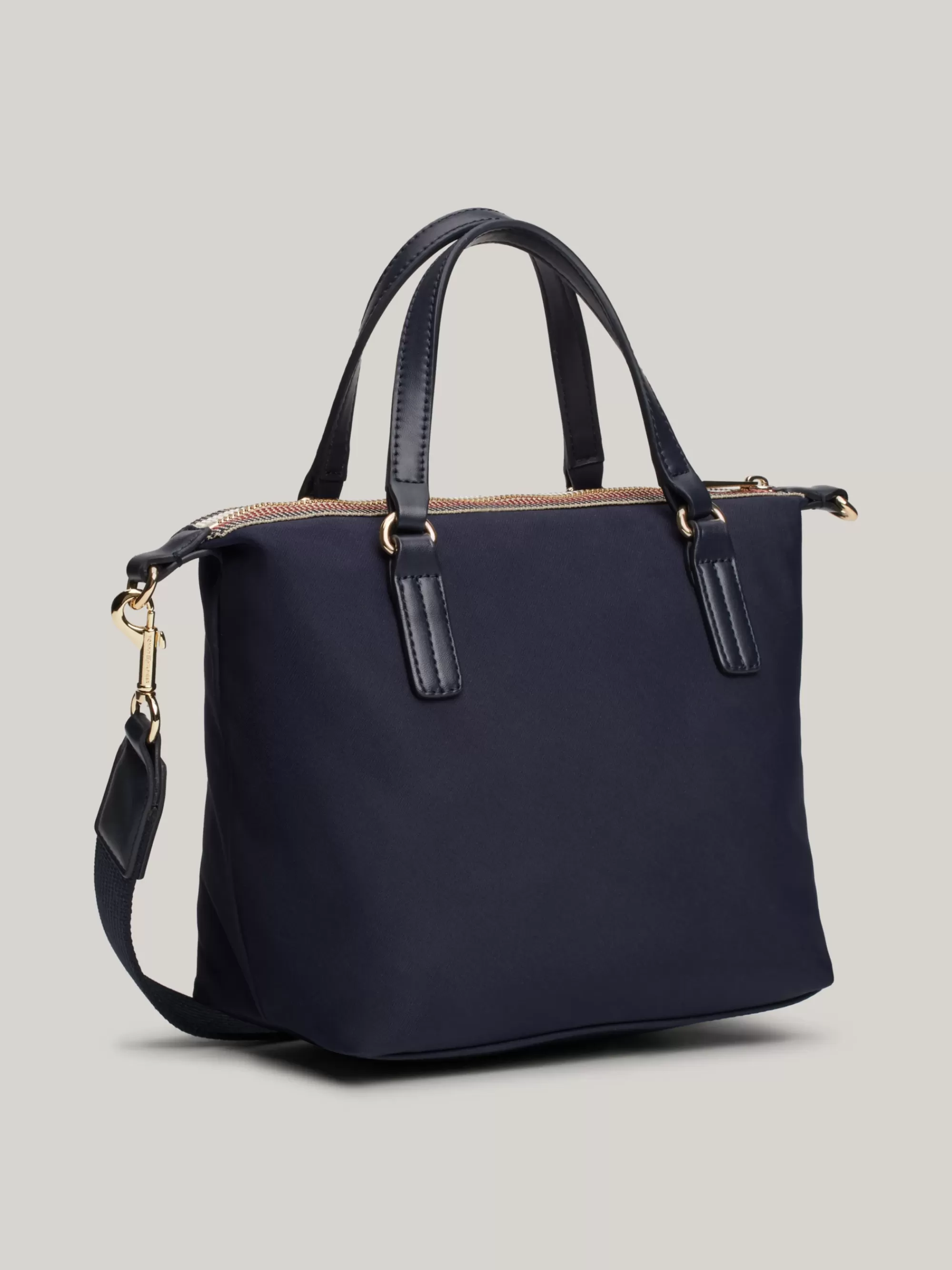 Shoppers*Tommy Hilfiger Shopper Met Signature-rits SPACE BLUE