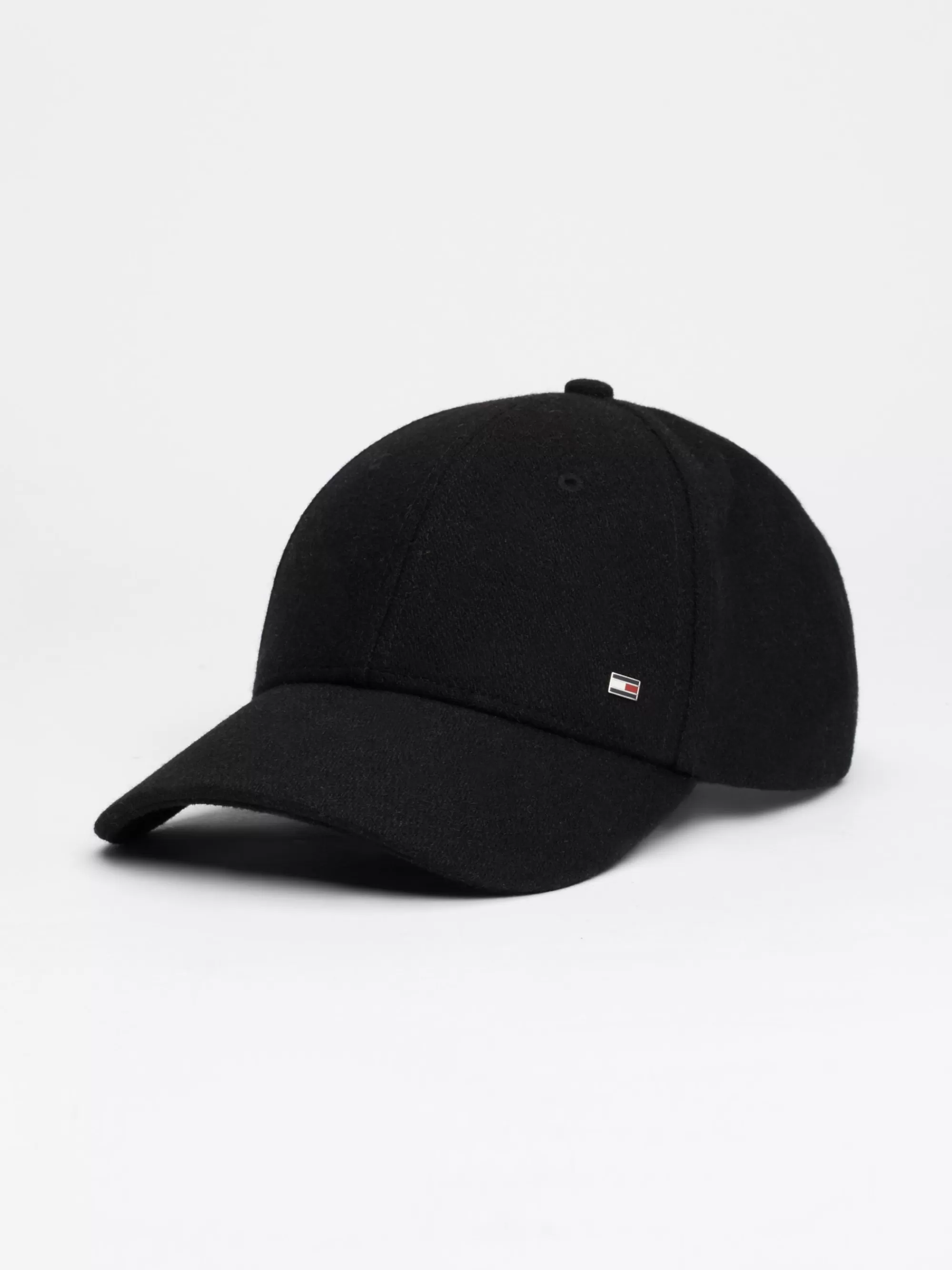 Petten | Mutsen, Handschoenen & Sjaals*Tommy Hilfiger Signature Baseballpet Met Wol BLACK