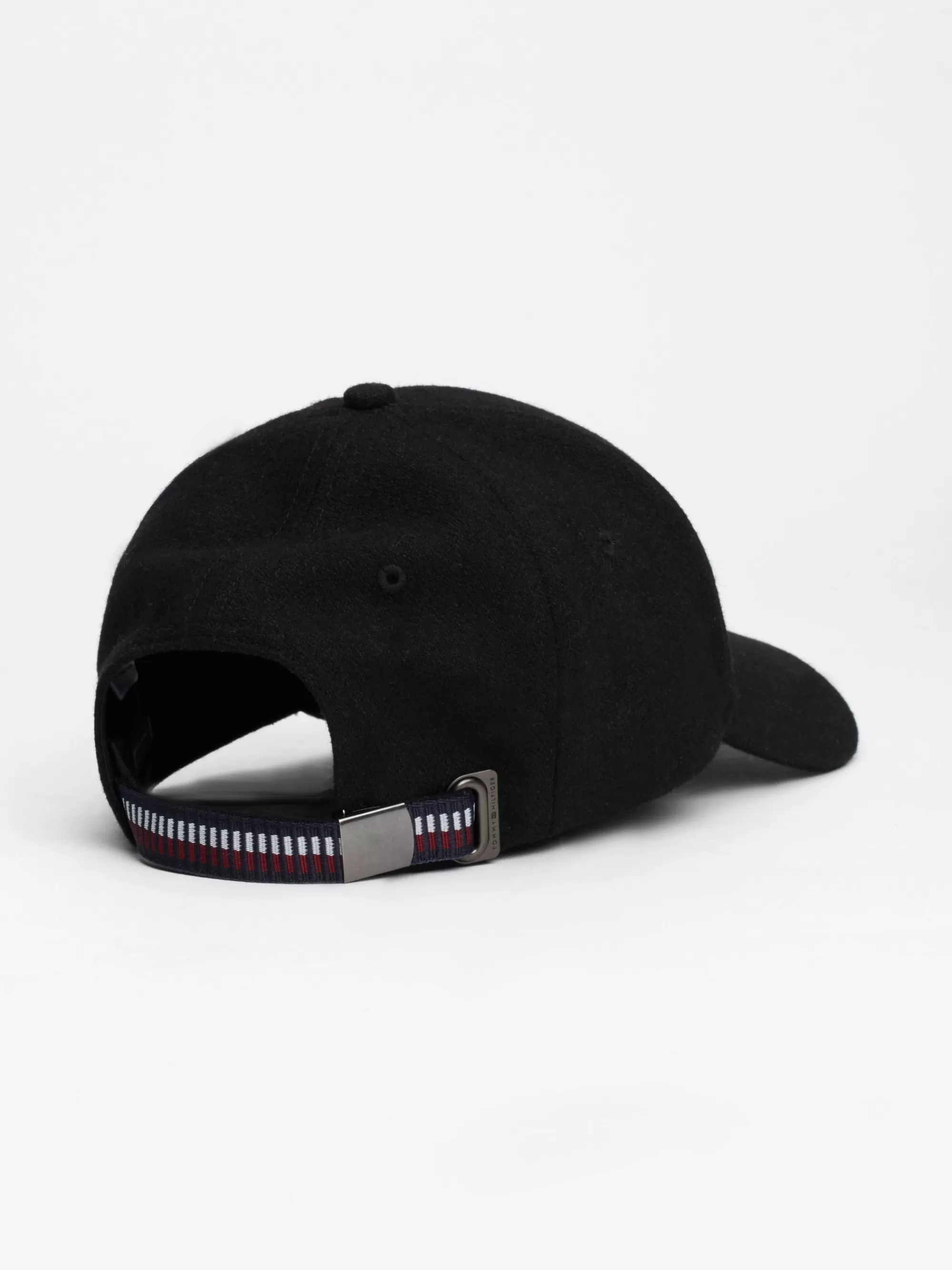 Petten | Mutsen, Handschoenen & Sjaals*Tommy Hilfiger Signature Baseballpet Met Wol BLACK