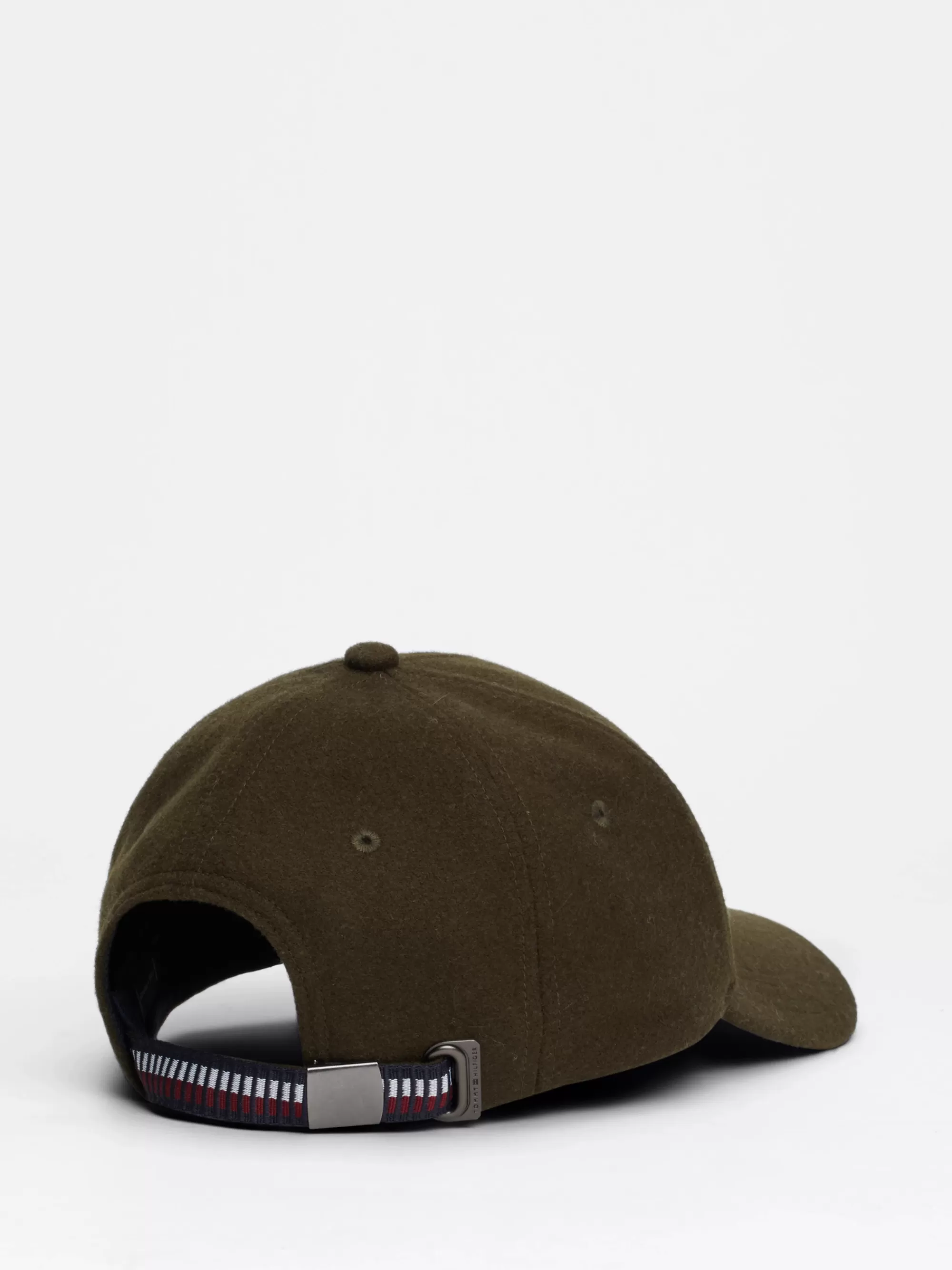 Petten | Mutsen, Handschoenen & Sjaals*Tommy Hilfiger Signature Baseballpet Met Wol ARMY GREEN