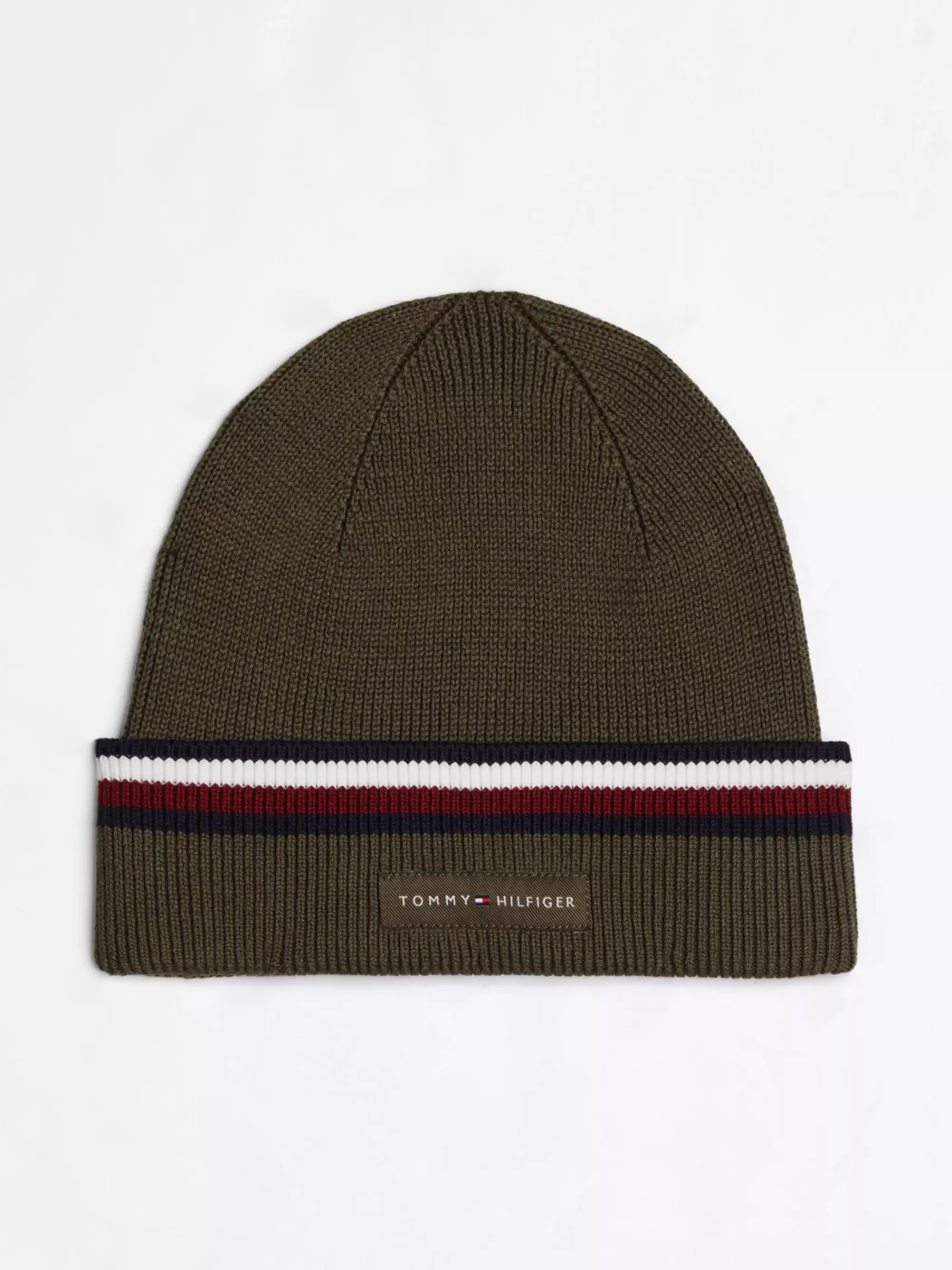 Mutsen | Mutsen, Handschoenen & Sjaals*Tommy Hilfiger Signature Beanie Met Signature-tape ARMY GREEN