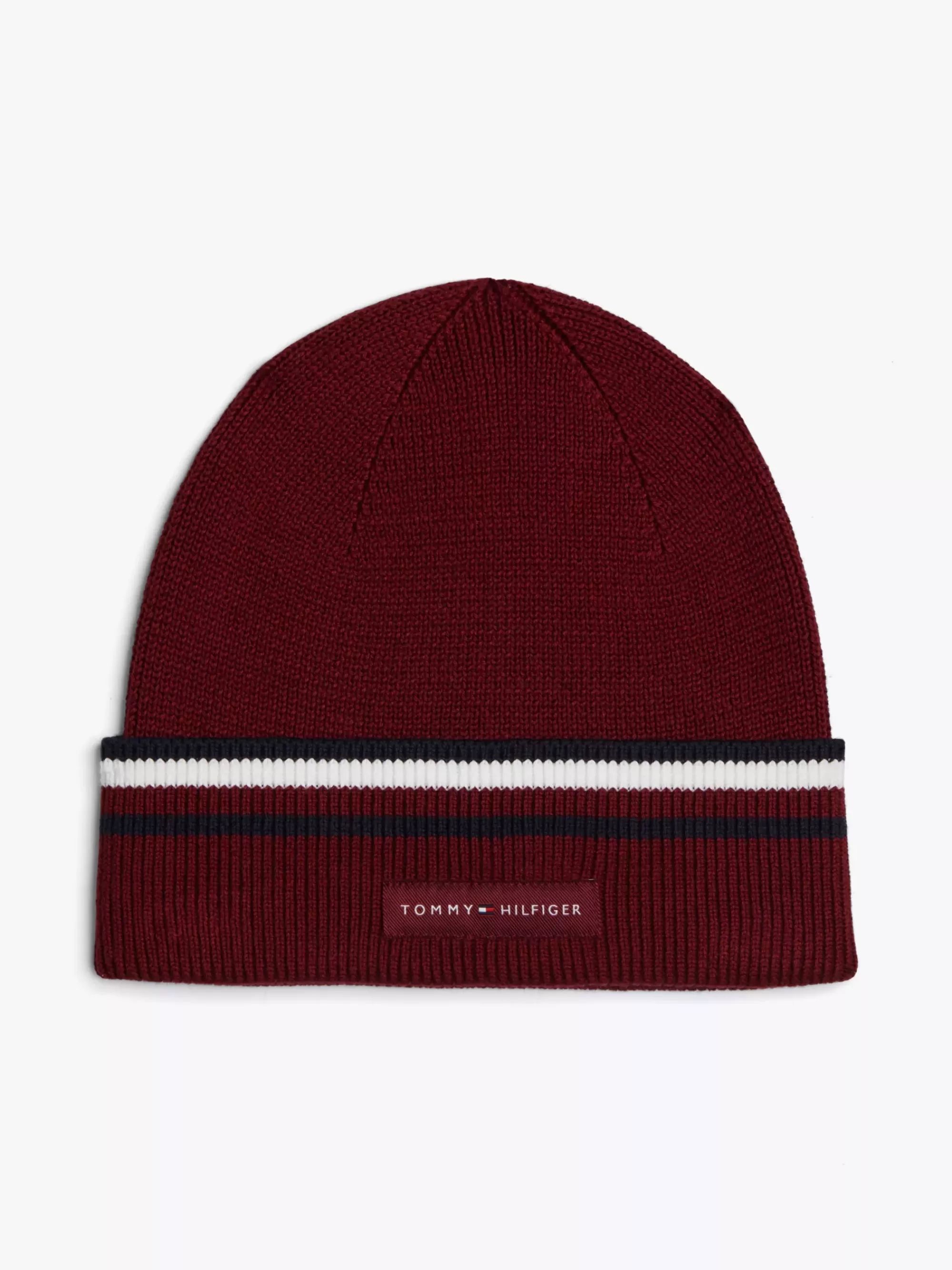 Mutsen | Mutsen, Handschoenen & Sjaals*Tommy Hilfiger Signature Beanie Met Signature-tape ROUGE