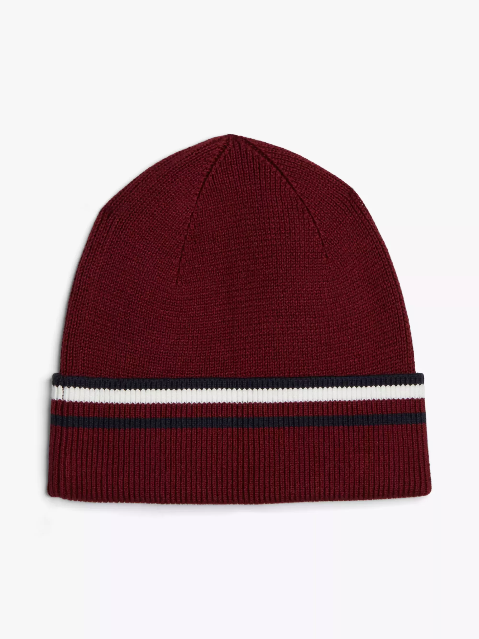 Mutsen | Mutsen, Handschoenen & Sjaals*Tommy Hilfiger Signature Beanie Met Signature-tape ROUGE