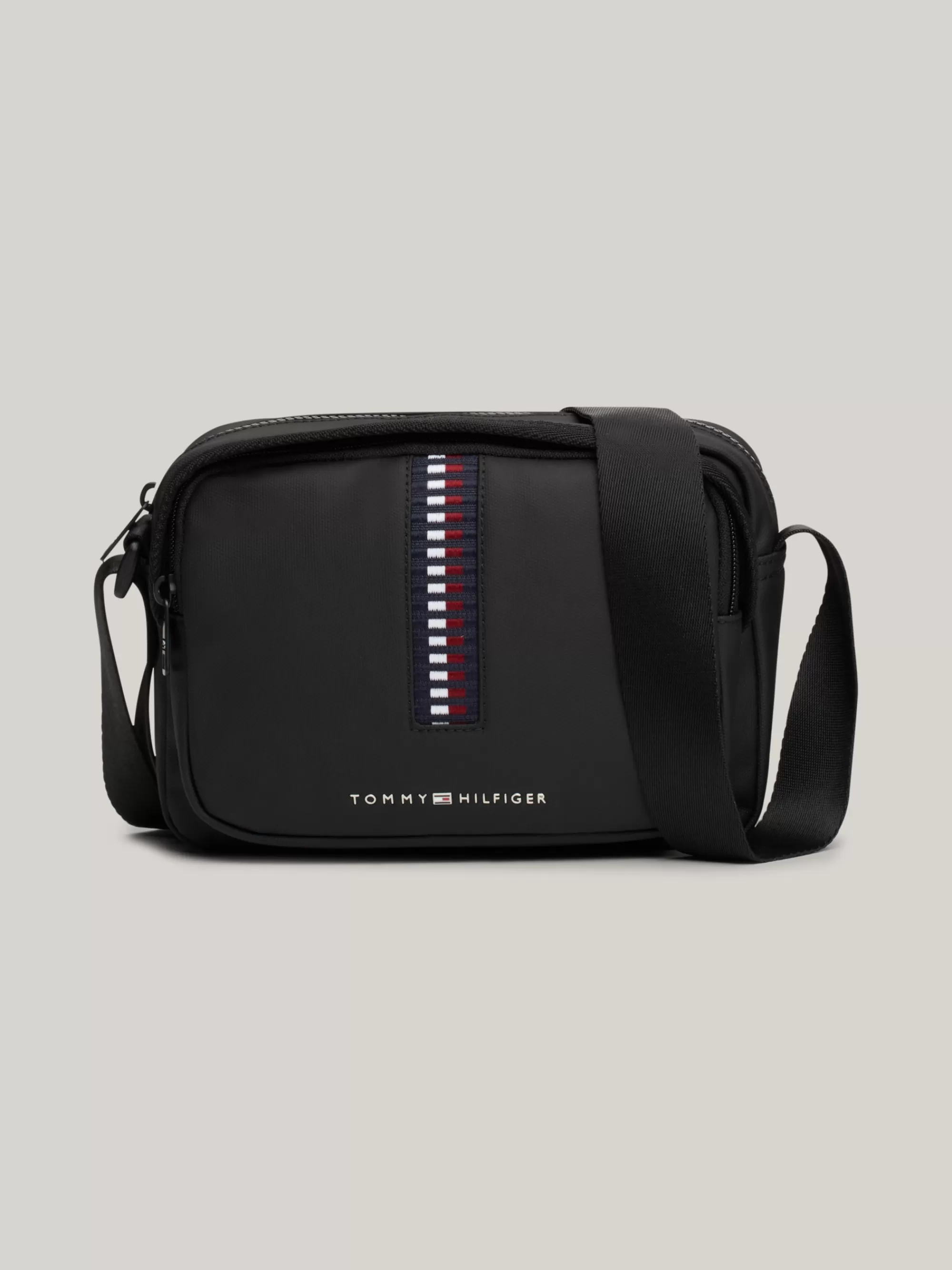 Crossbodytassen*Tommy Hilfiger Signature Cameratas Met Geweven Detail BLACK