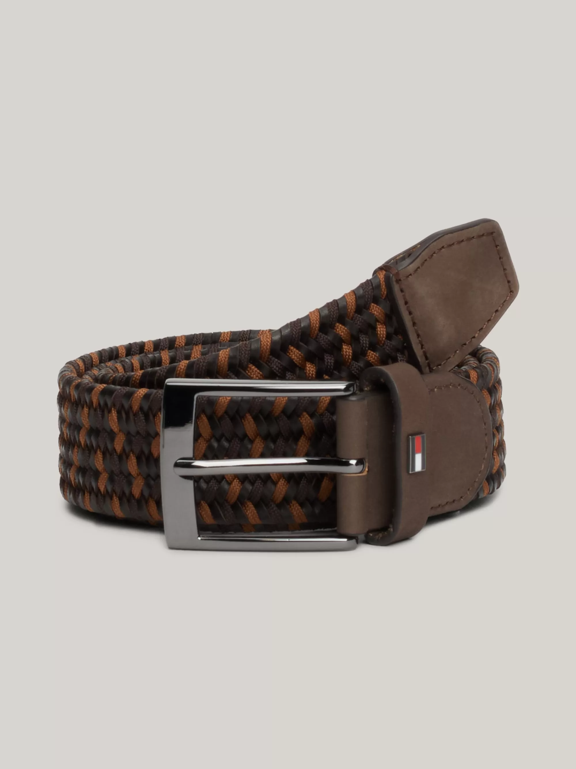 Riemen*Tommy Hilfiger Signature Casual Leren Riem TESTI DI MORO