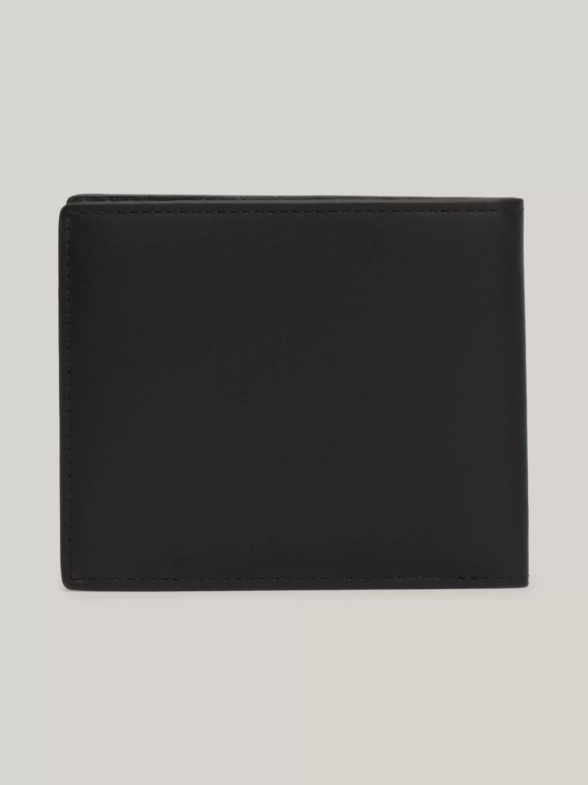 Portemonnees & Sleutelhangers*Tommy Hilfiger Signature Creditcard- En Muntportemonnee BLACK