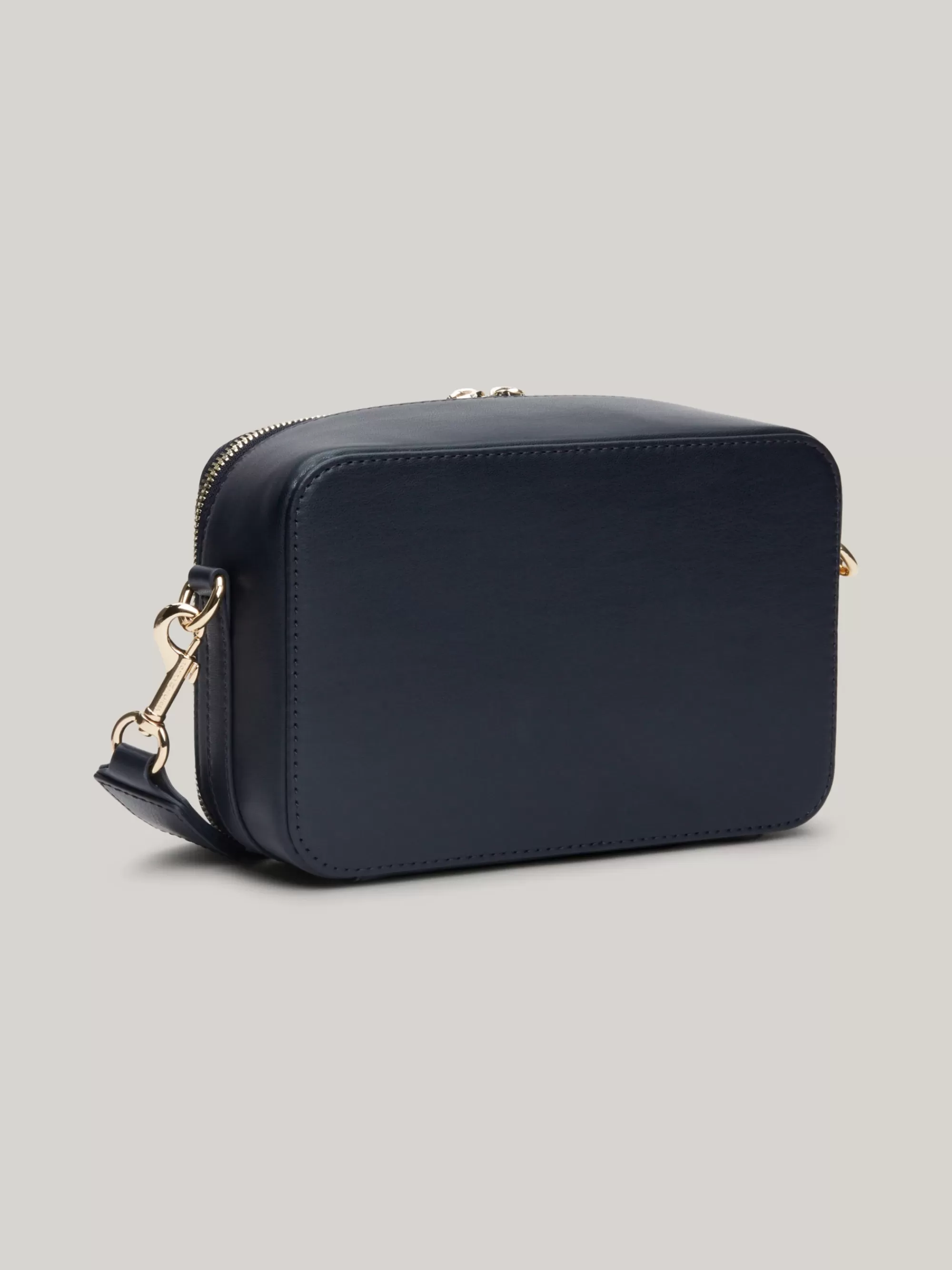 Crossbodytassen*Tommy Hilfiger Signature Crossbody-cameratas Met Dubbele Rits SPACE BLUE