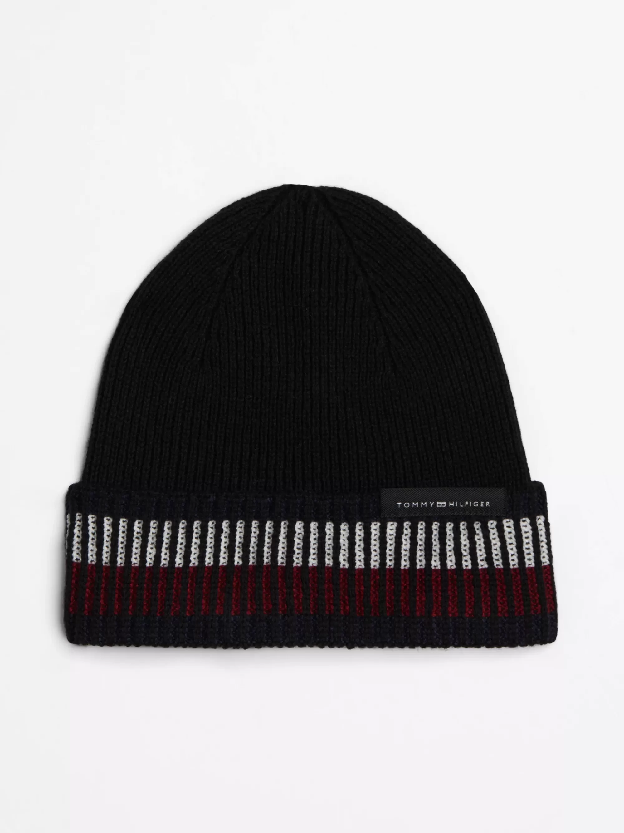 Mutsen | Mutsen, Handschoenen & Sjaals*Tommy Hilfiger Signature Gebreide Beanie Van Wolmix BLACK